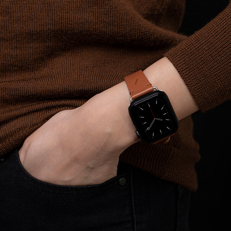 native-union-classic-strap-pour-apple-watch-38-40-41mm-bracelet-en-cuir-v-ritabl image 5