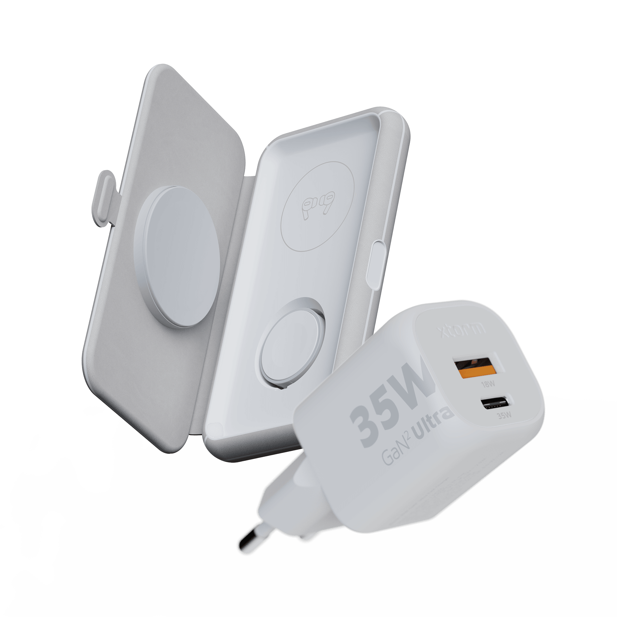 xtorm-chargeur-sans-fil-pliable-3-en-1-adaptateur-35w-gan2-pack image 1