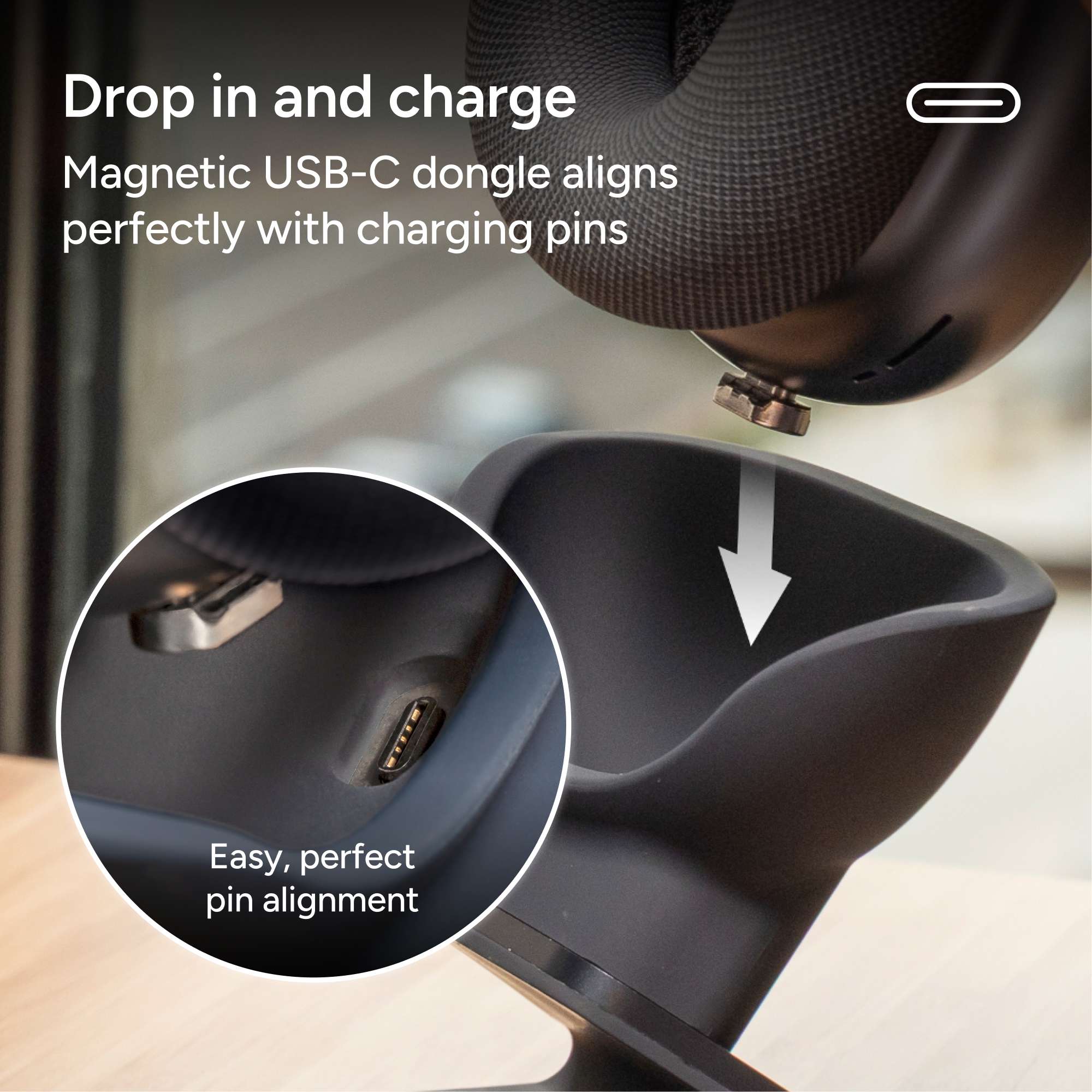 mophie-support-de-charge-pour-airpods-max-avec-station-sans-fil image 6