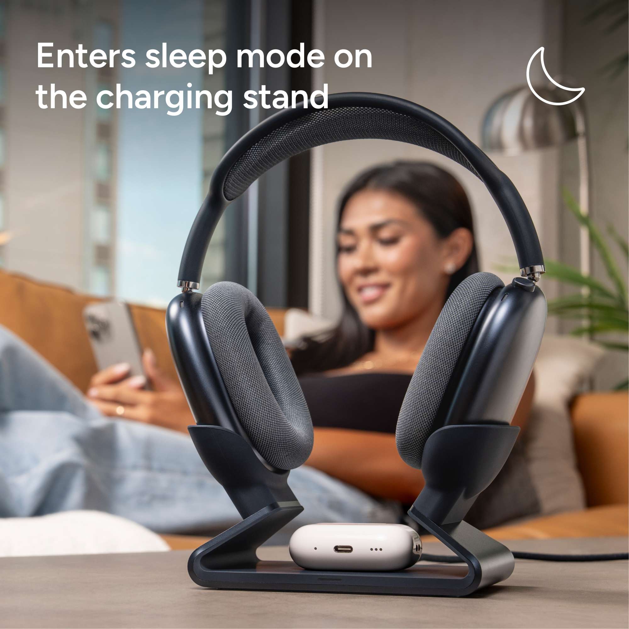 mophie-support-de-charge-pour-airpods-max-avec-station-sans-fil image 7