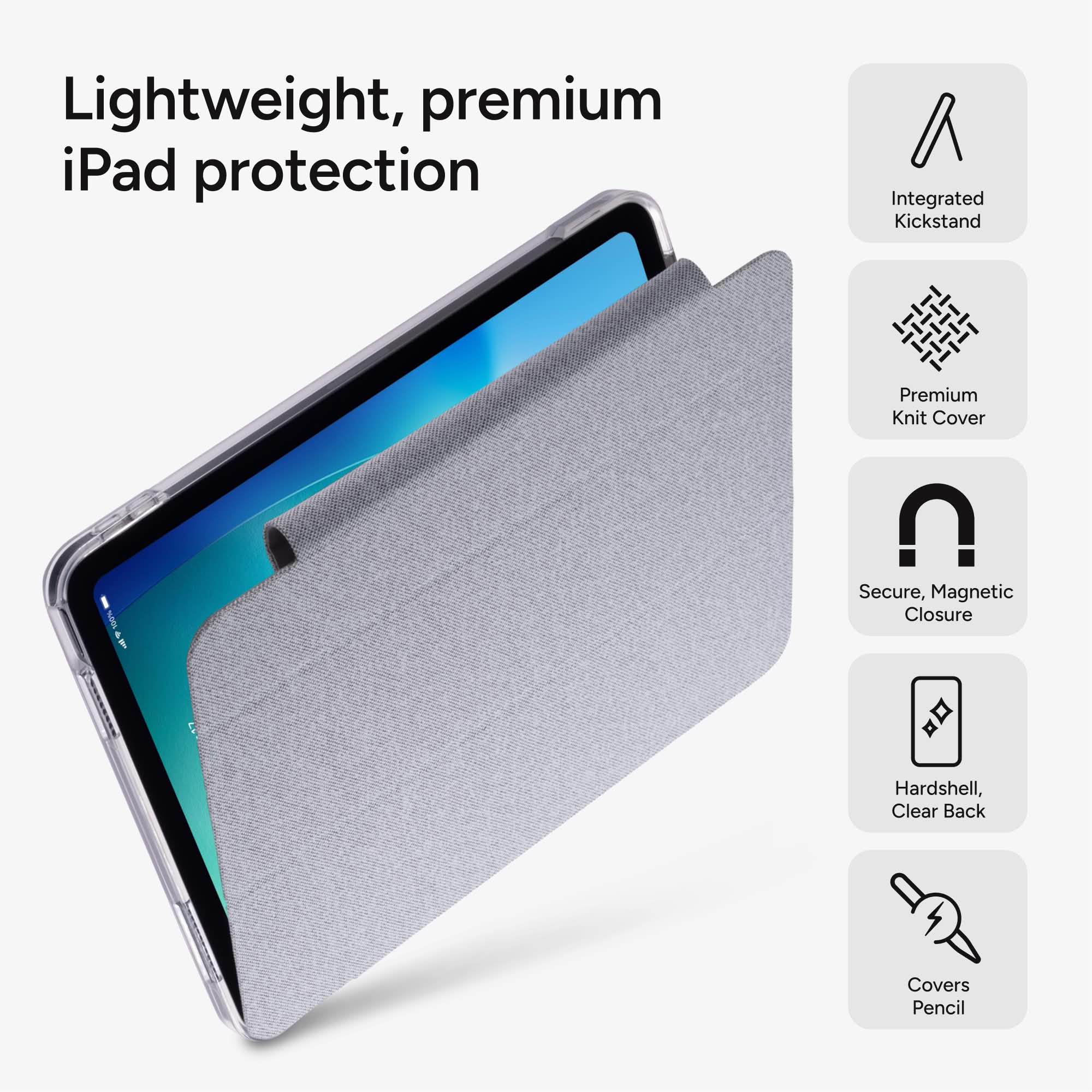 mophie-knit-folio-coque-pour-ipad-air-avec-fermeture-magn-tique image 3