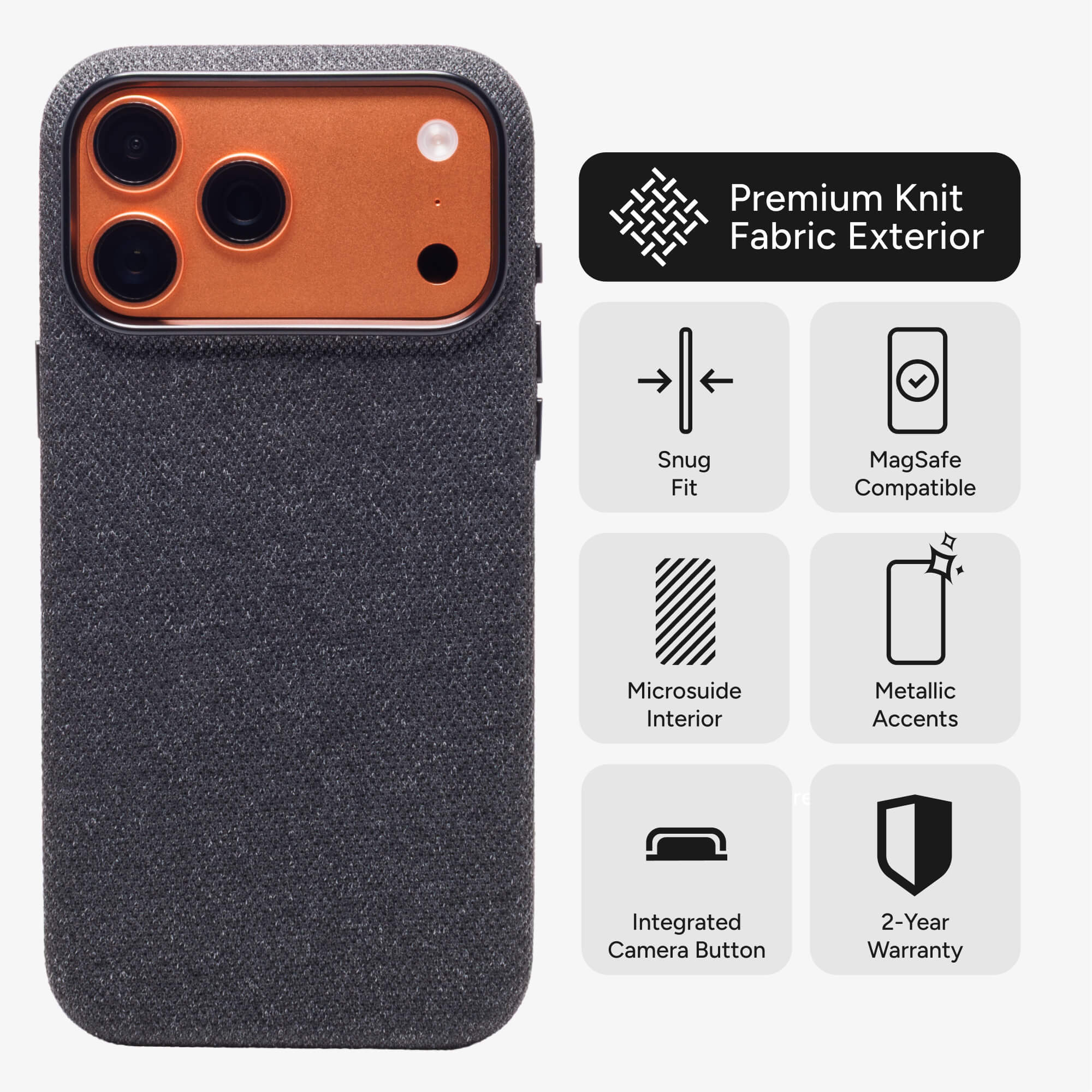 coque-iphone-mophie-fabric-knit-aeroknit-magsafe image 2