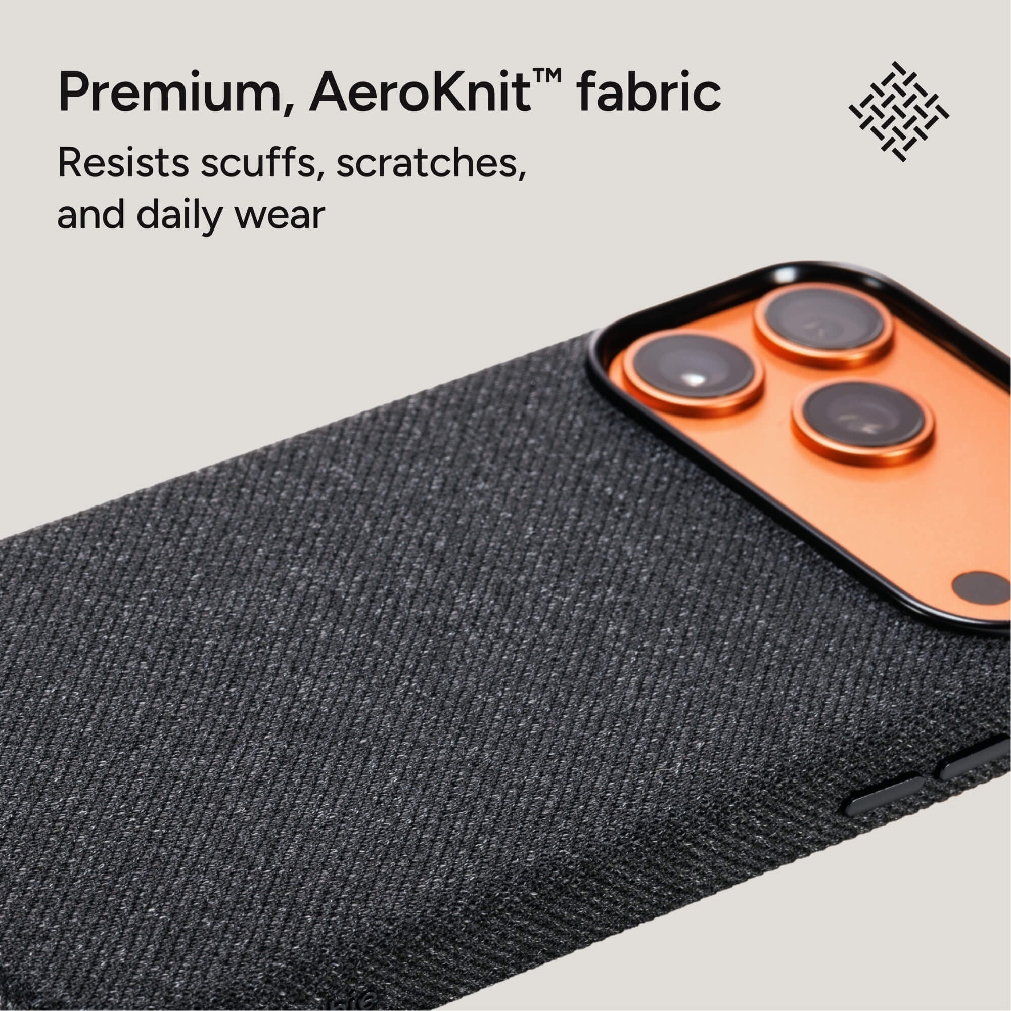 coque-iphone-mophie-fabric-knit-aeroknit-magsafe image 3