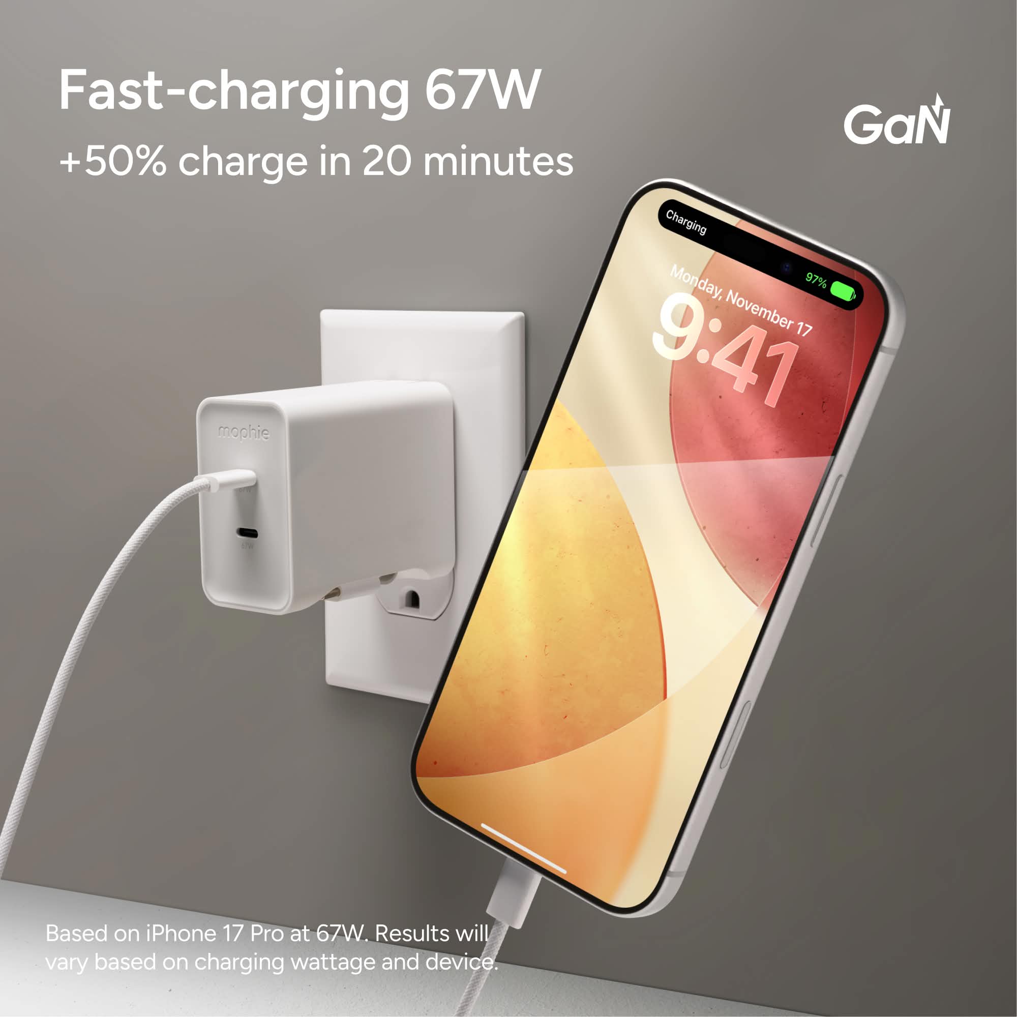mophie-speedport-67w-chargeur-mural-double-usb-c image 3