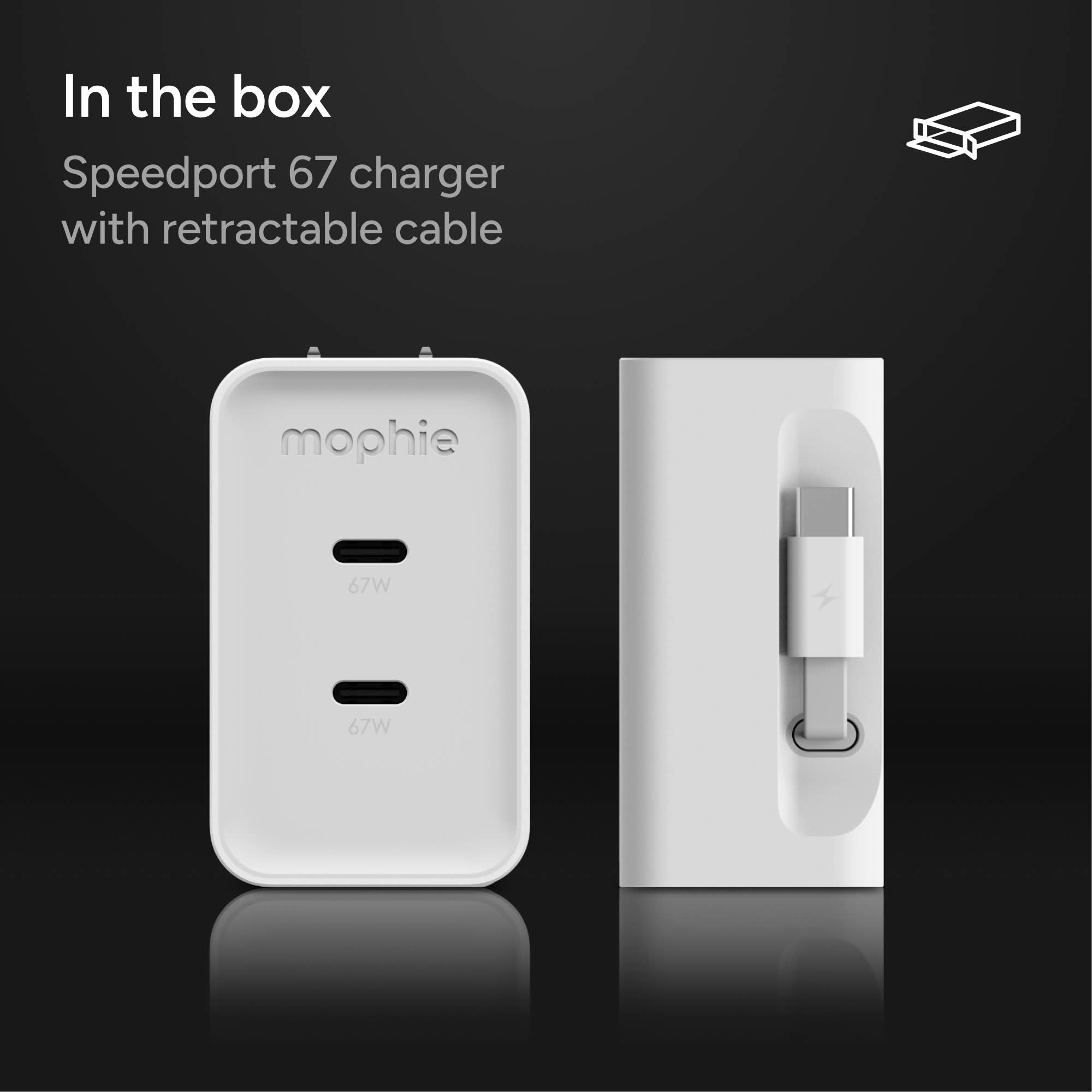 mophie-speedport-67w-chargeur-mural-double-usb-c image 6