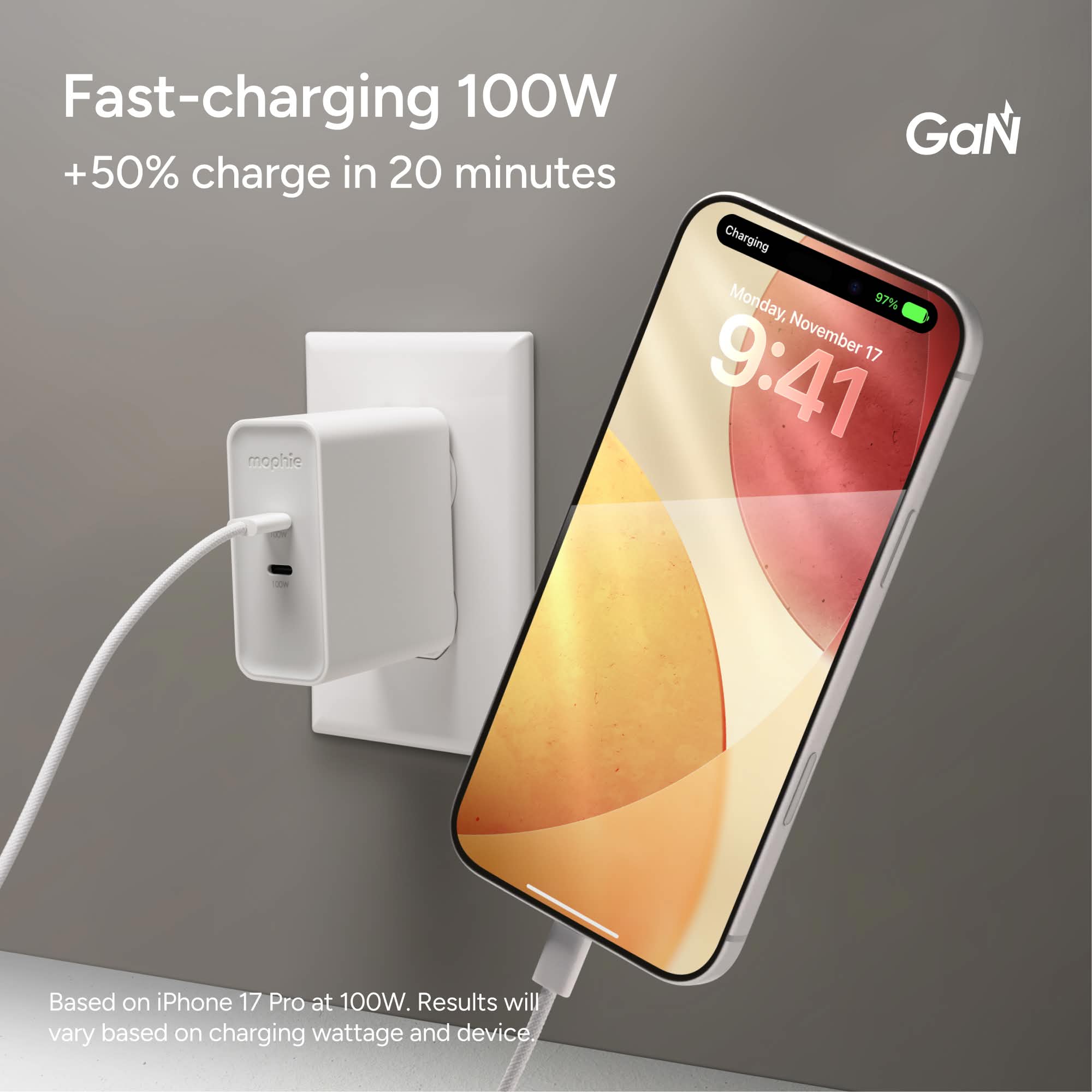 mophie-speedport-100w-chargeur-mural-gan-usb-c image 3