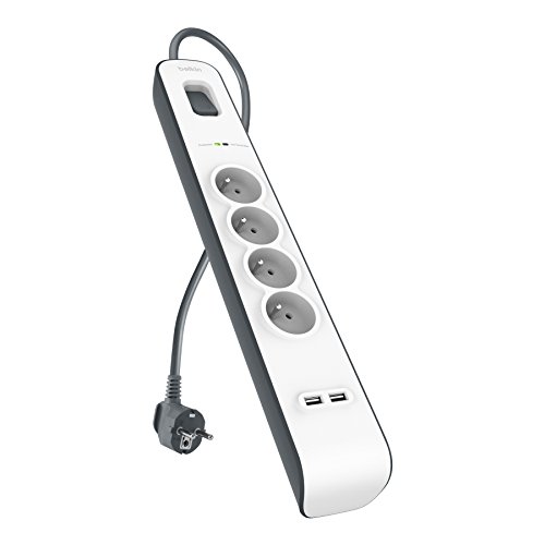 belkin-parafoudre-4-prises-525-joules-cordon-2-m-2-ports-usb-blanc image 8