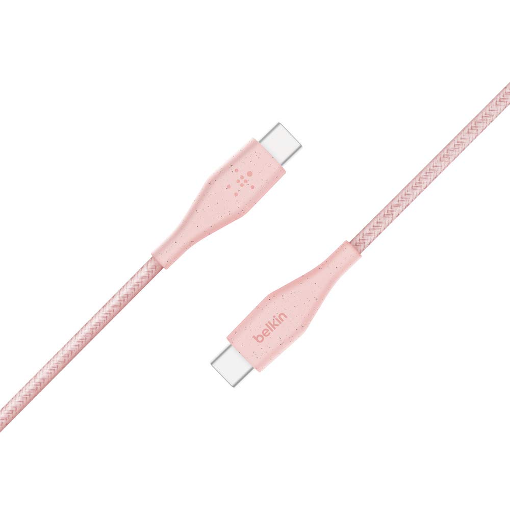 belkin-boostcharge-c-ble-usb-c-vers-usb-c-avec-sangle-de-fermeture-1-2-m-rose image 7