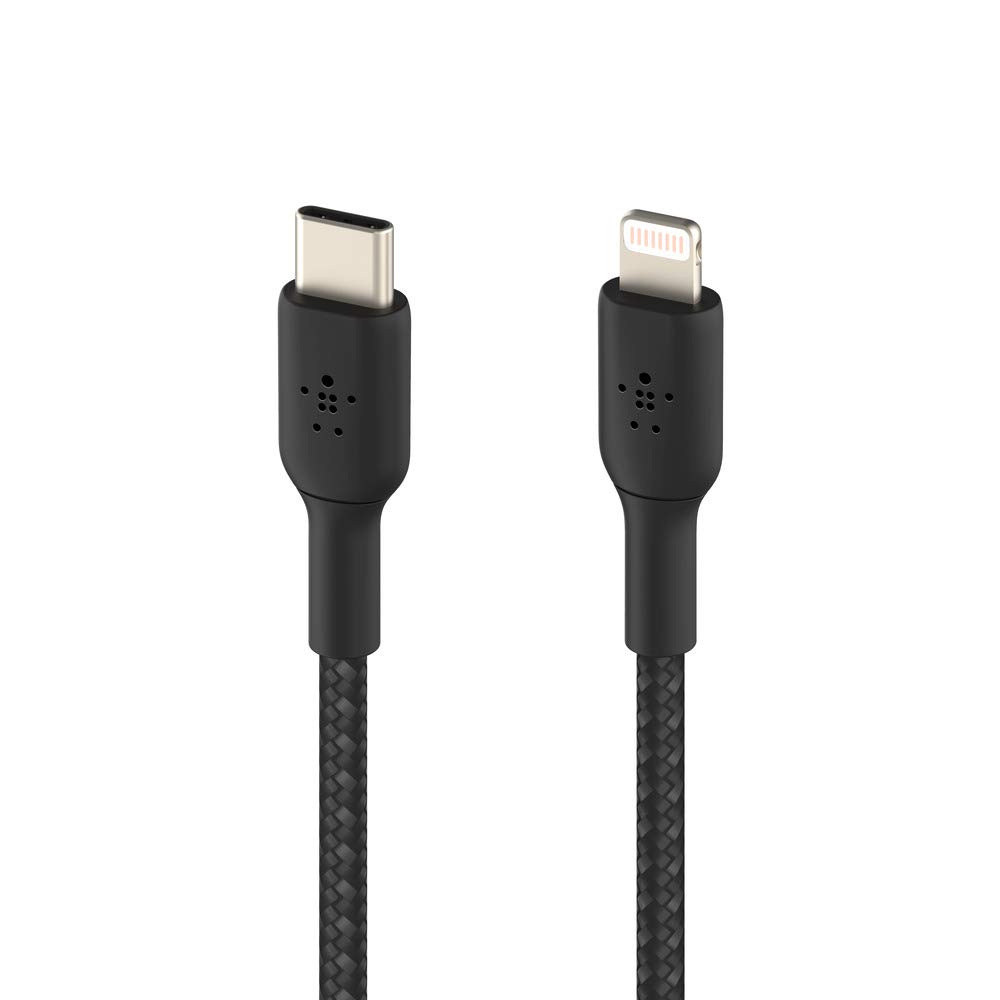 belkin-boostcharge-c-ble-usb-c-vers-lightning-gaine-tress-e-2-m-noir-certifi-mfi image 2