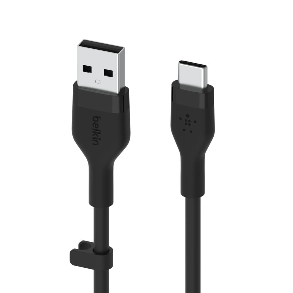 belkin-boostcharge-flex-c-ble-usb-c-vers-usb-a-3-m-silicone-certifi-usb-if-noir image 2