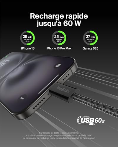 belkin-boostcharge-c-bles-usb-c-vers-usb-c-tress-s-1-5m-60w-pack-de-2-noir-pour- image 8