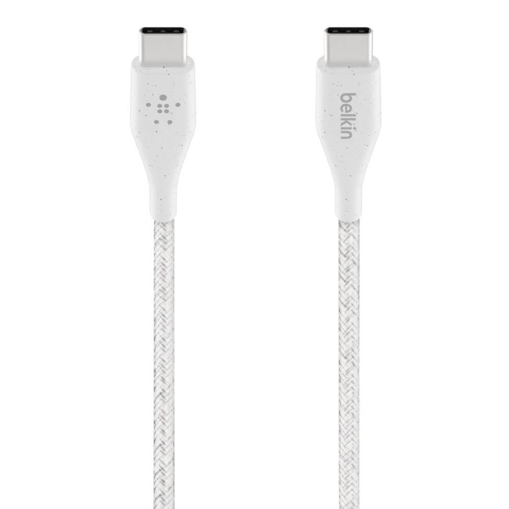 belkin-boostcharge-c-ble-usb-c-vers-usb-c-avec-sangle-de-fermeture-1-2-m-blanc image 3