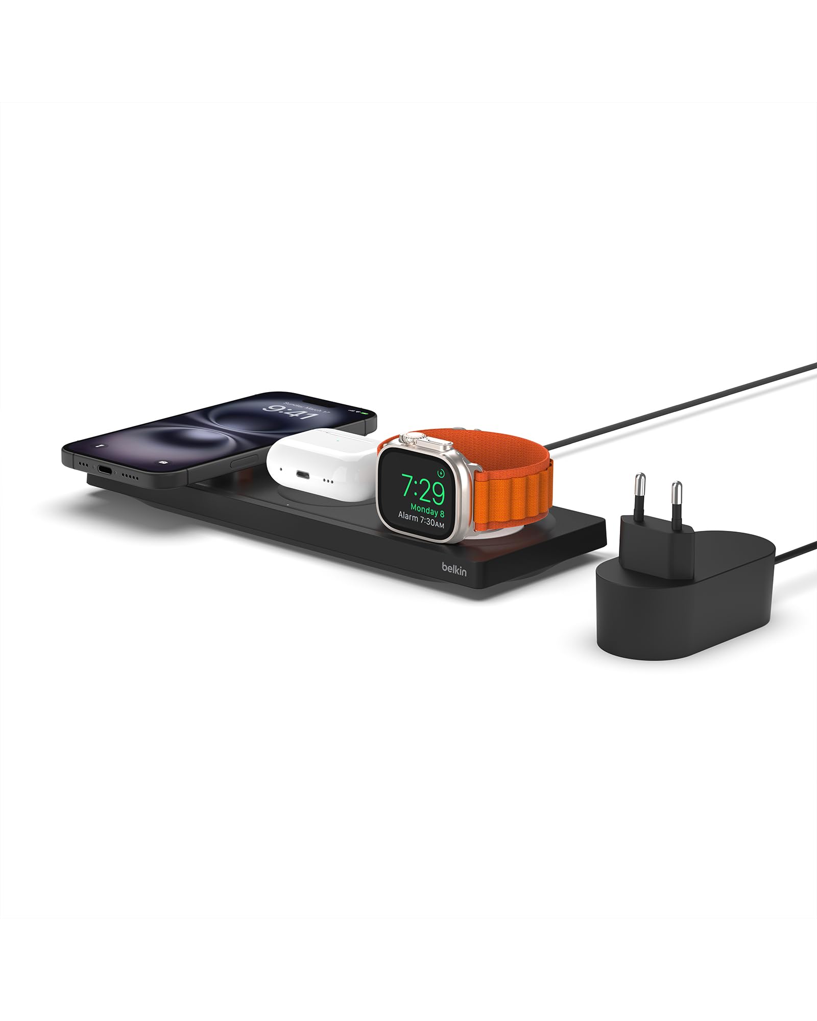 belkin-chargeur-magsafe-3-en-1-certifi-mfi-pour-iphone-apple-watch-et-airpods-bl image 1