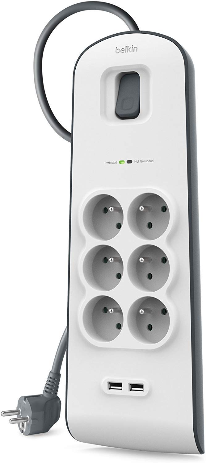 belkin-parafoudre-4-prises-525-joules-cordon-2-m-2-ports-usb-blanc image 6