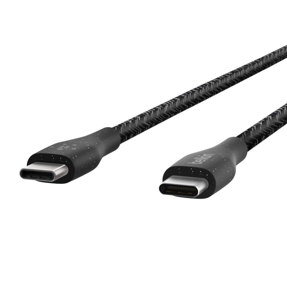 belkin-boostcharge-c-ble-usb-c-vers-usb-c-avec-sangle-de-fermeture-1-2-m-noir image 4