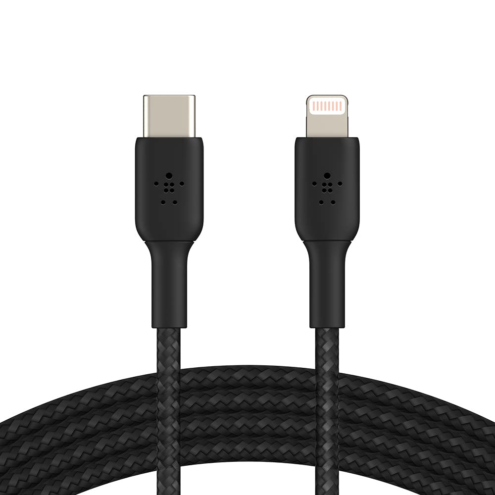 belkin-boostcharge-c-ble-usb-c-vers-lightning-gaine-tress-e-2-m-noir-certifi-mfi image 1