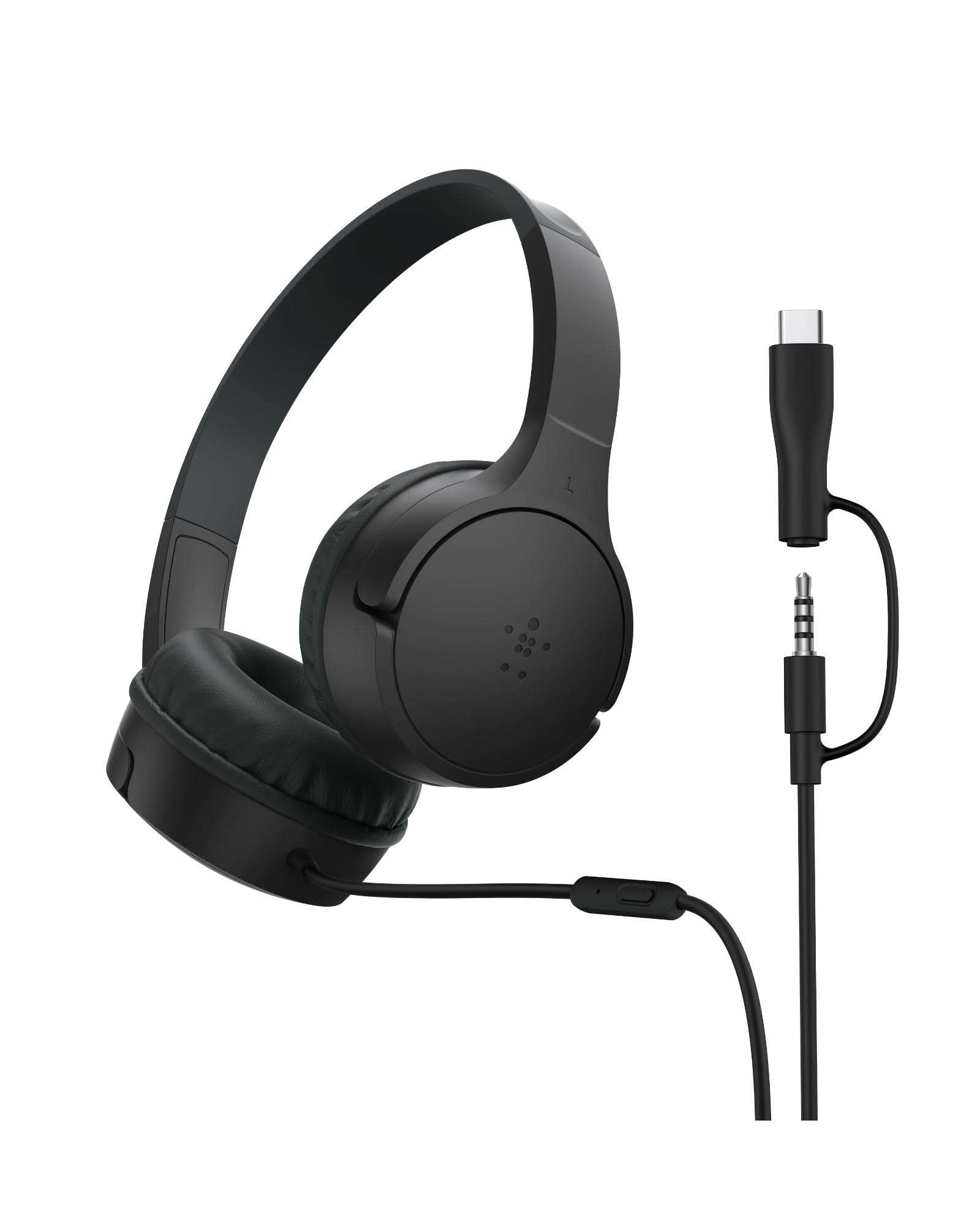 belkin-soundform-mini-casque-audio-enfant-filaire-avec-connecteurs-usb-c-et-3-5- image 1