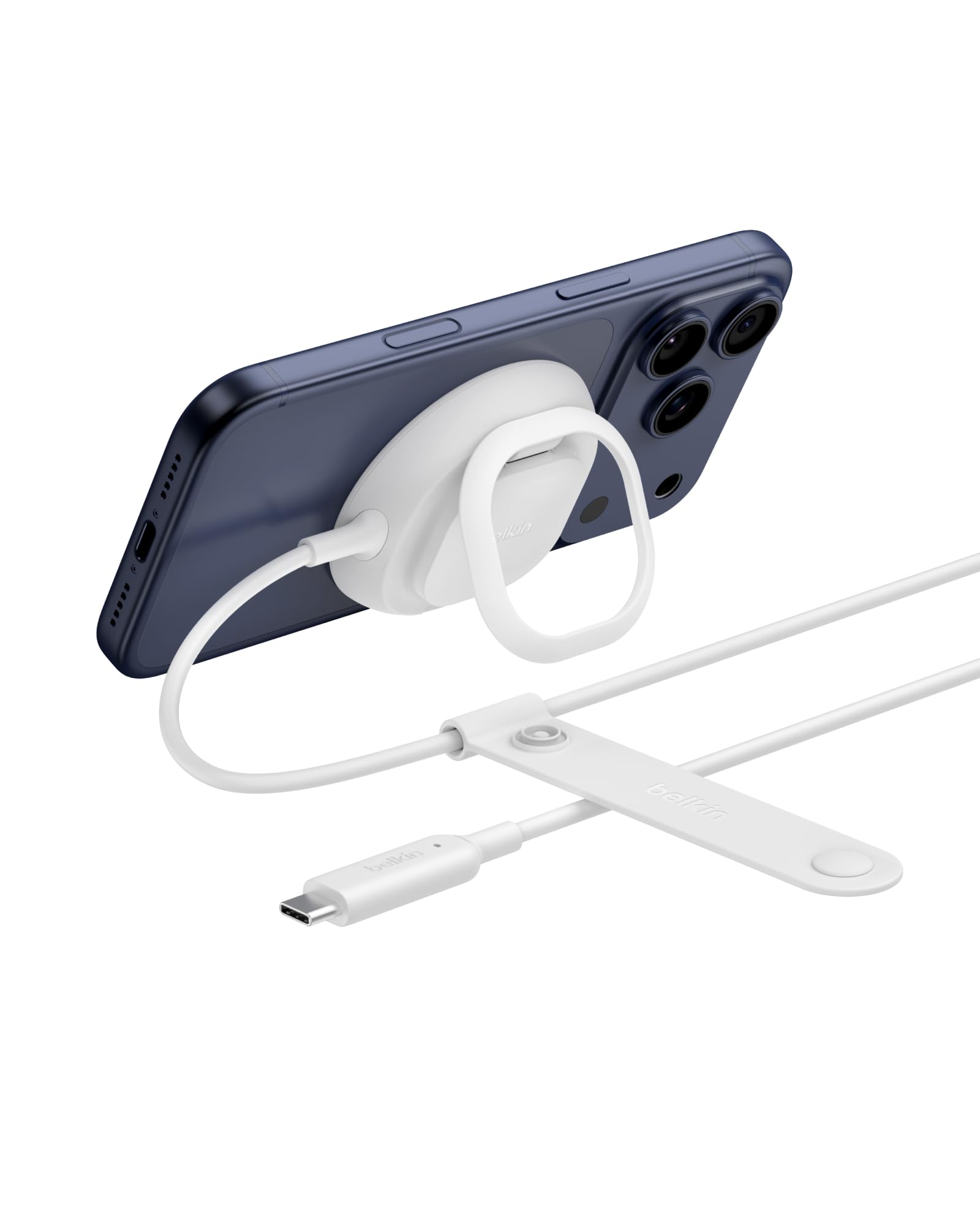belkin-ultracharge-chargeur-magn-tique-qi2-25-w-sans-fil-avec-support-int-gr-mag image 1