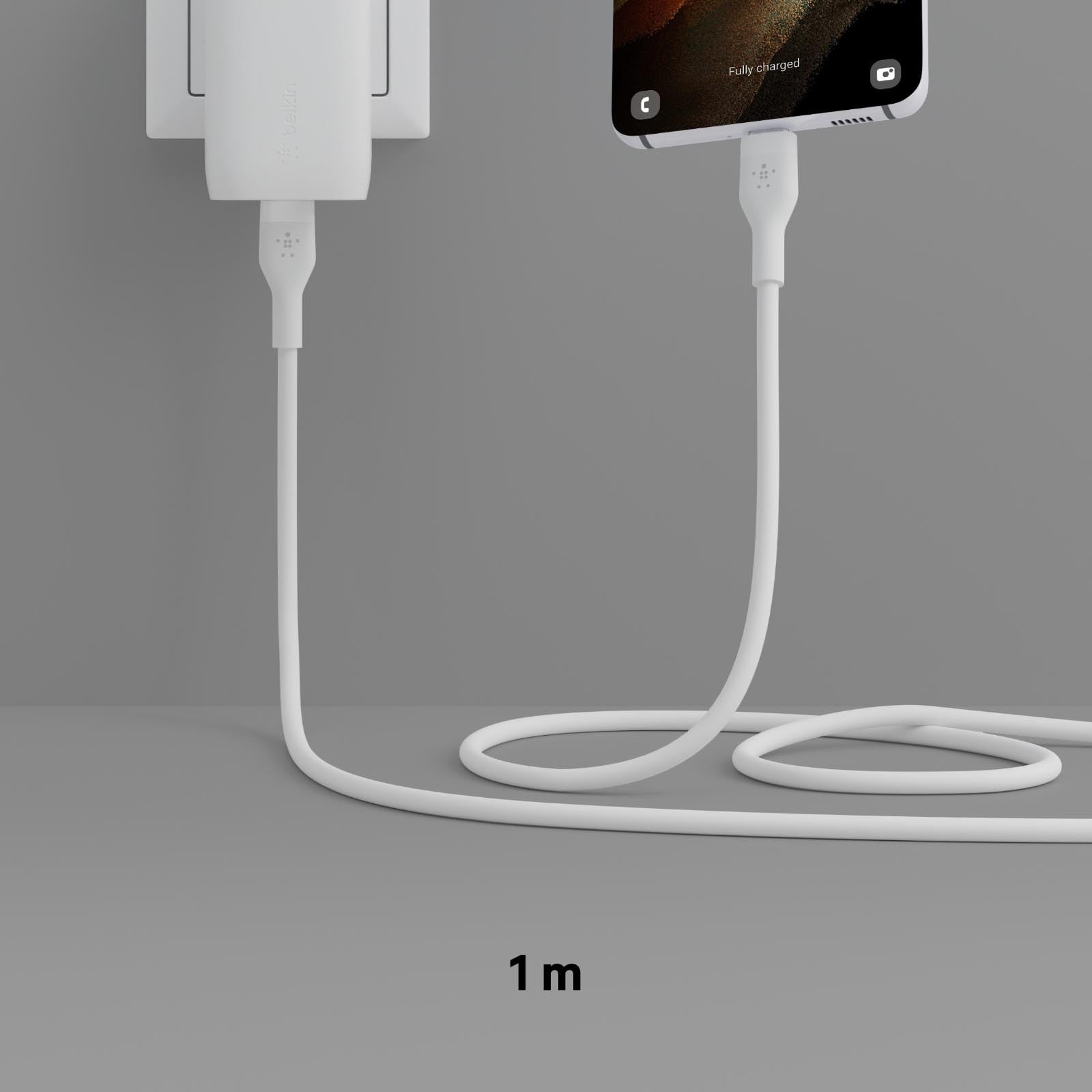 belkin-boostcharge-flex-c-ble-usb-c-vers-usb-c-pack-de-2-1-m-blanc-et-noir-gaine image 6