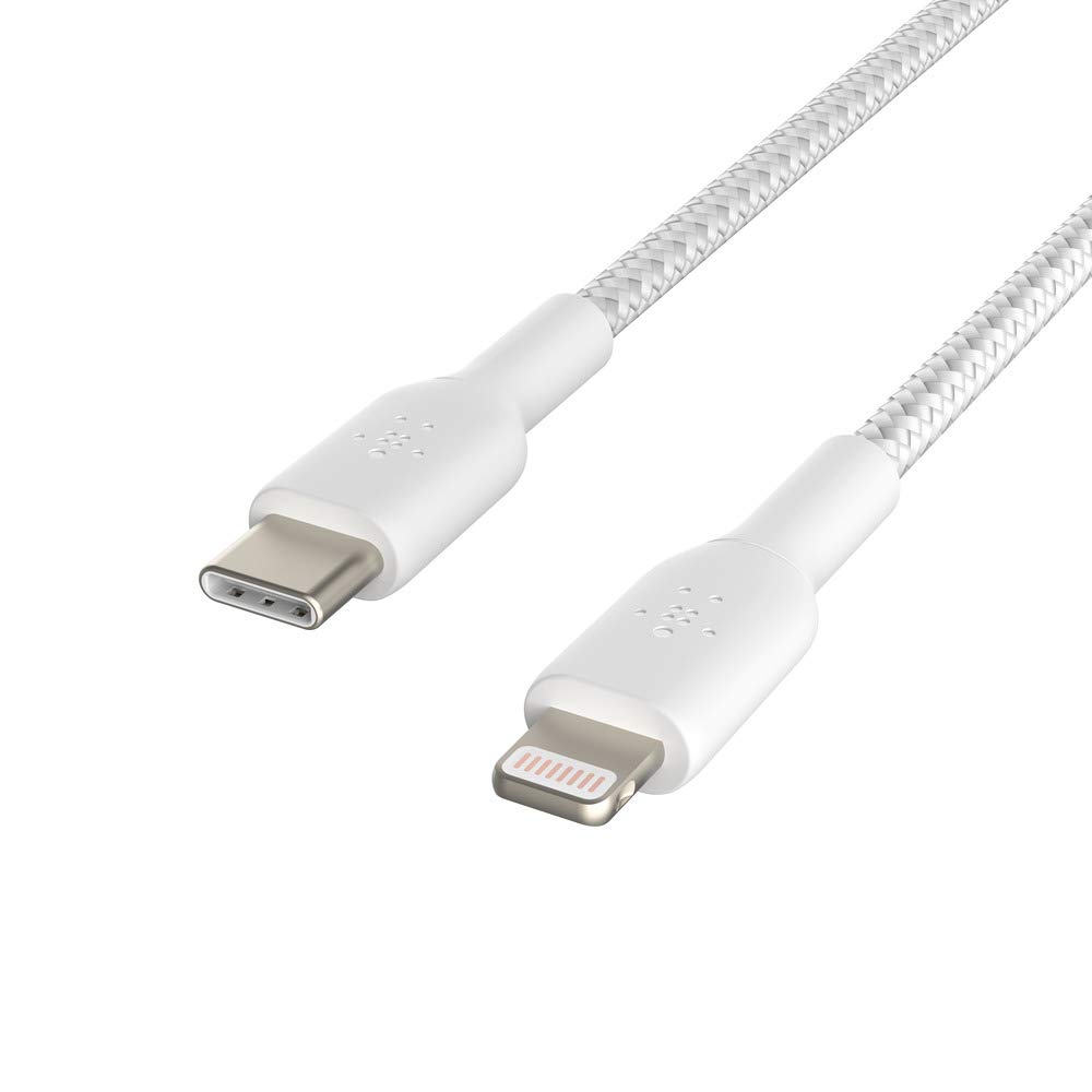 belkin-c-ble-usb-c-vers-lightning-gaine-tress-e-3-m-blanc image 5