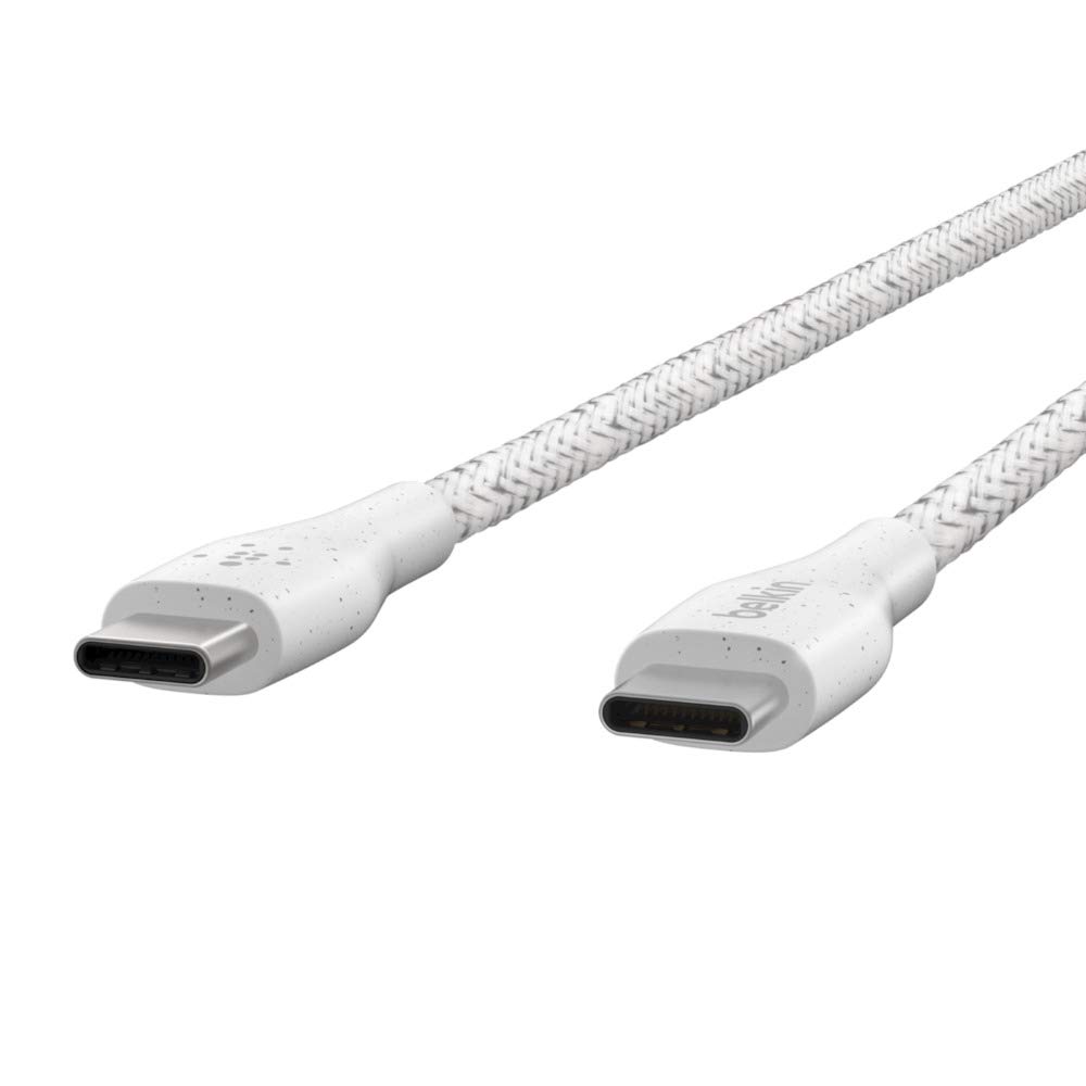 belkin-boostcharge-c-ble-usb-c-vers-usb-c-avec-sangle-de-fermeture-1-2-m-blanc image 4