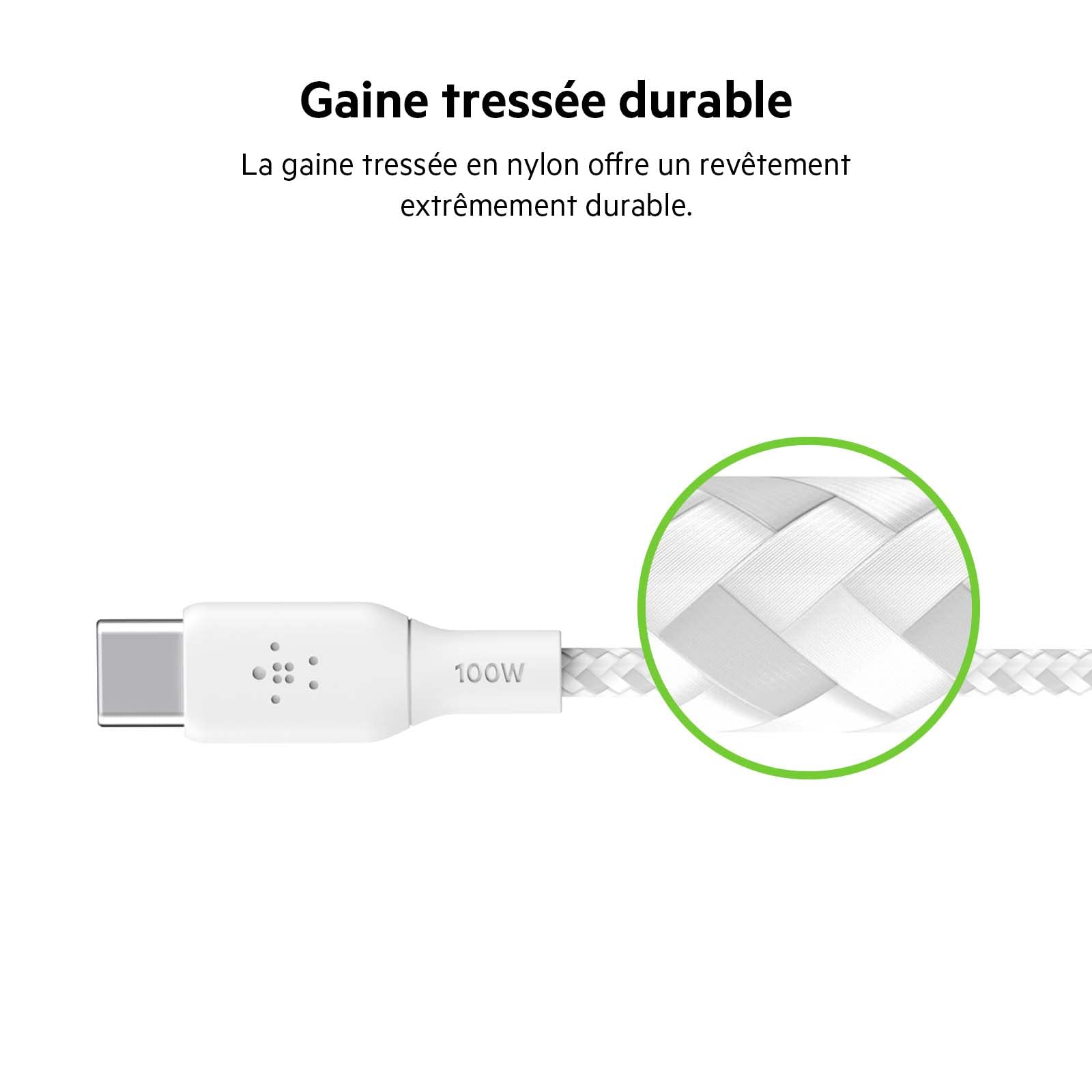 belkin-c-ble-usb-c-vers-usb-c-100-w-certifi-usb-if-gaine-tress-e-nylon-charge-ra image 4