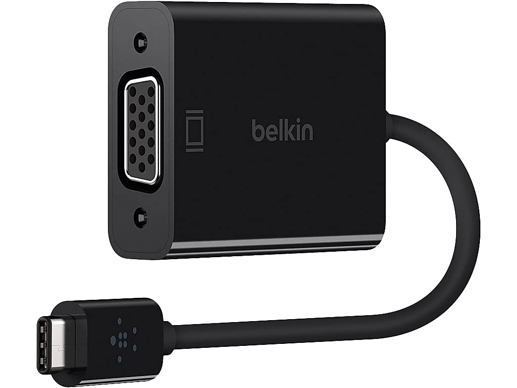 belkin-adaptateur-usb-c-vers-vga-noir-connectez-votre-macbook-ou-ipad-compatible image 1