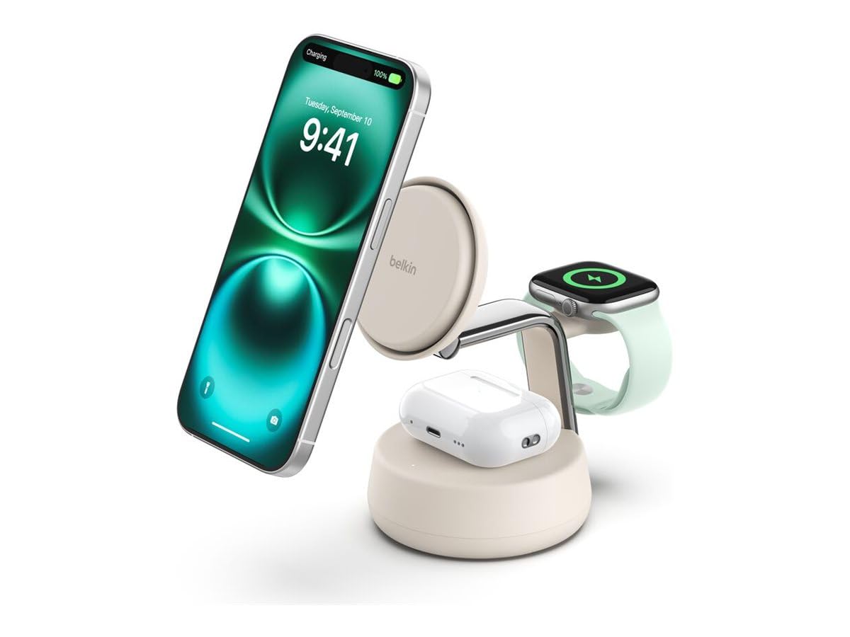 belkin-ultracharge-pro-3-en-1-chargeur-qi2-25w-avec-ventilateur-pour-iphone-appl image 4