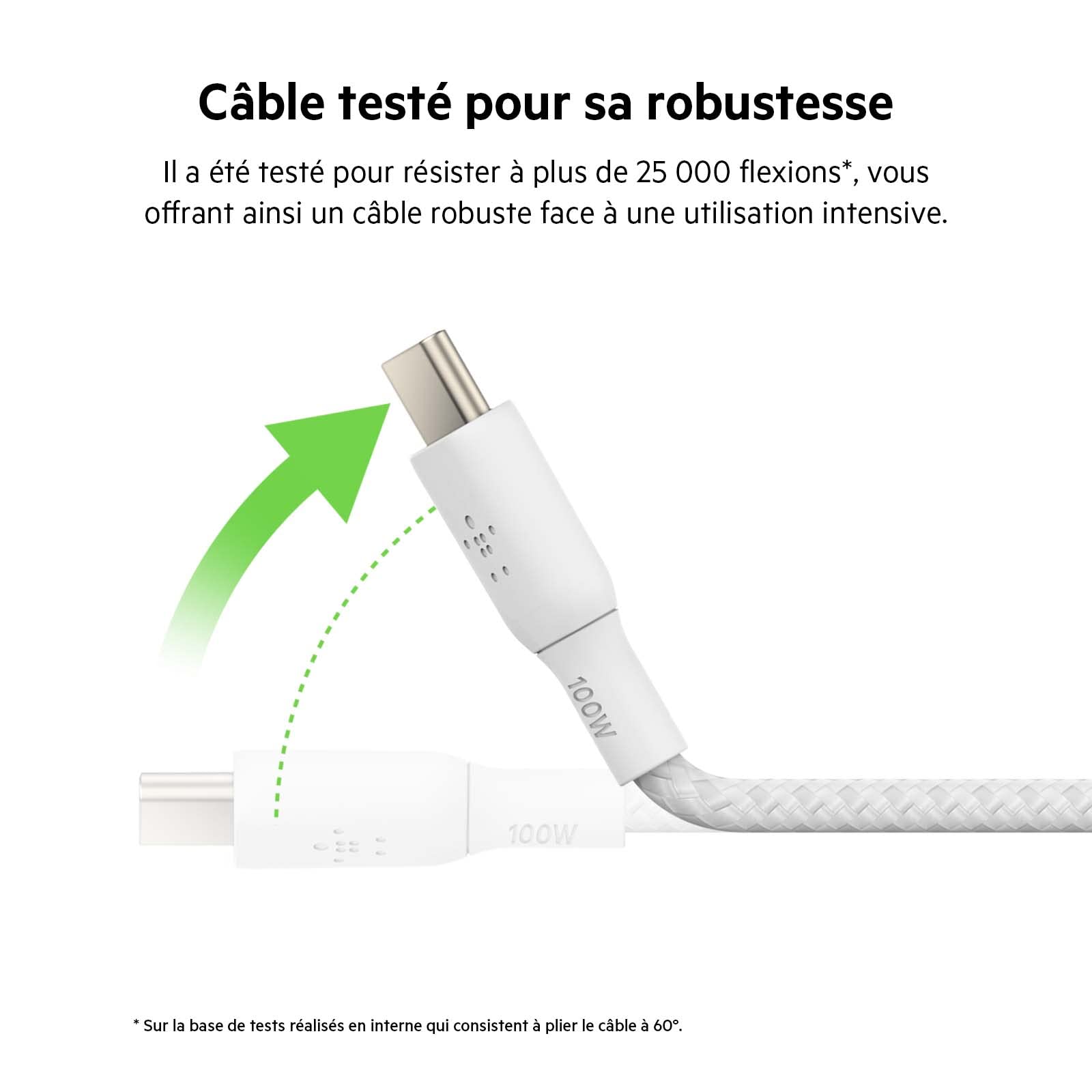 belkin-c-ble-usb-c-vers-usb-c-100-w-certifi-usb-if-gaine-tress-e-nylon-charge-ra image 3
