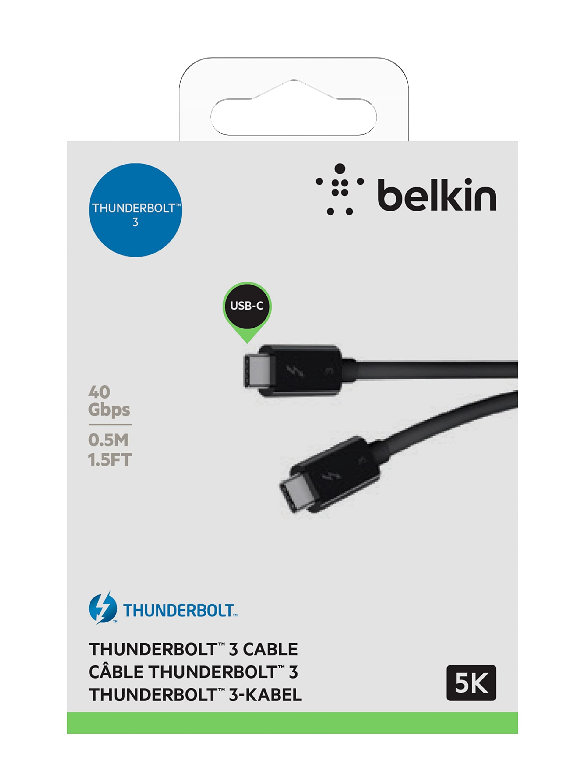 c-ble-belkin-thunderbolt-3-usb-c-vers-usb-c-40-gbit-s-5k-100w-0-5m-noir-certifi image 3