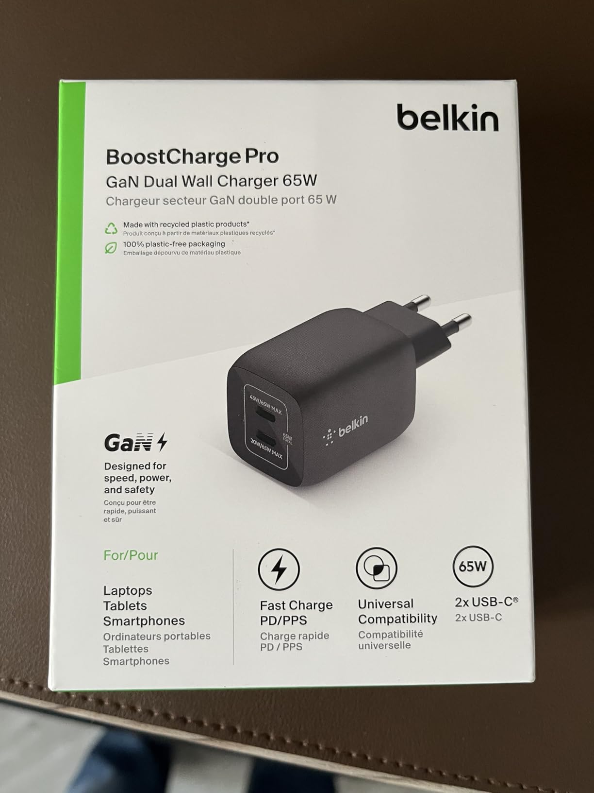 Bon chargeur, attention à la prise