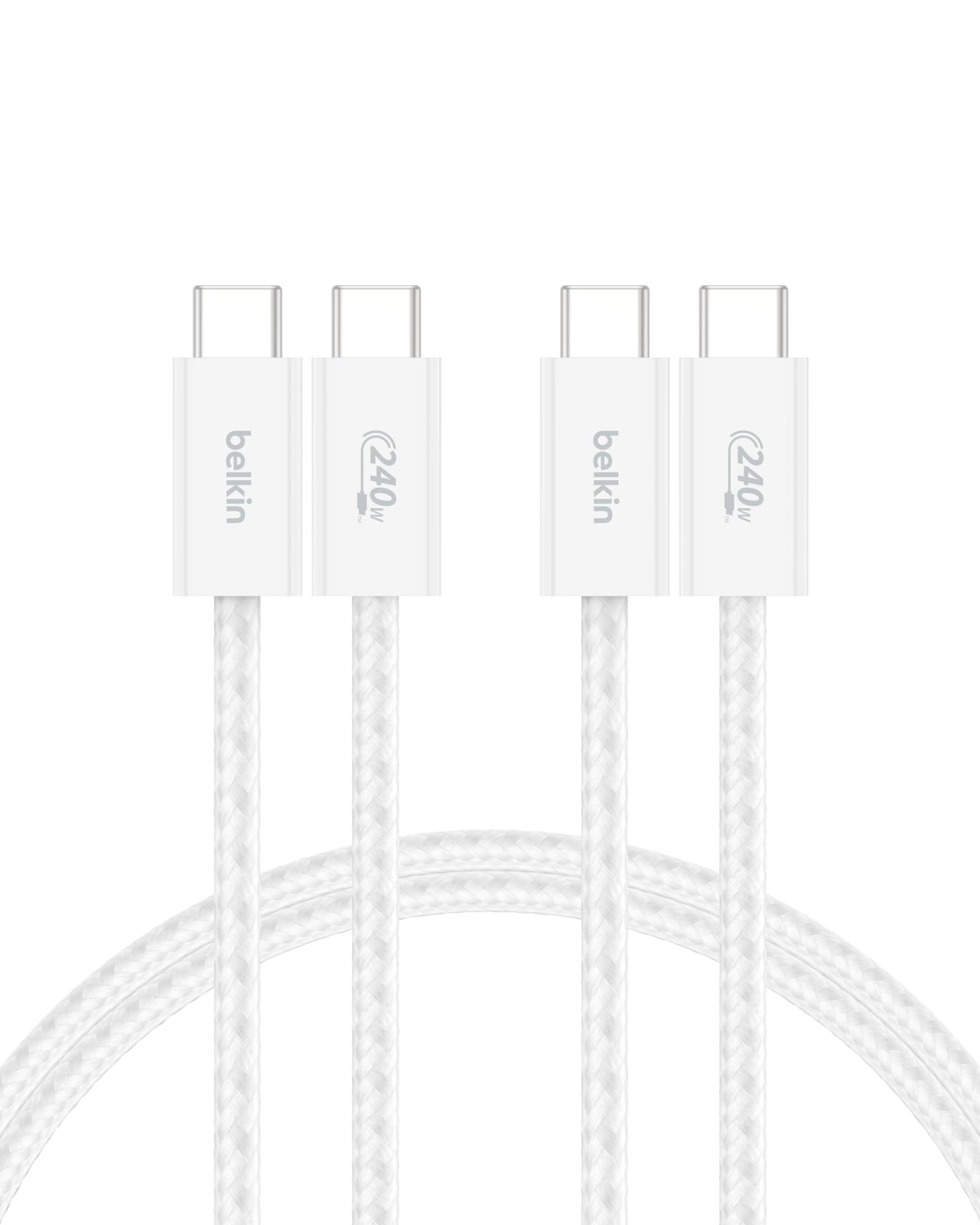 belkin-boostcharge-c-bles-usb-c-vers-usb-c-240w-avec-gaine-tress-e-2x1-5m-blanc image 1