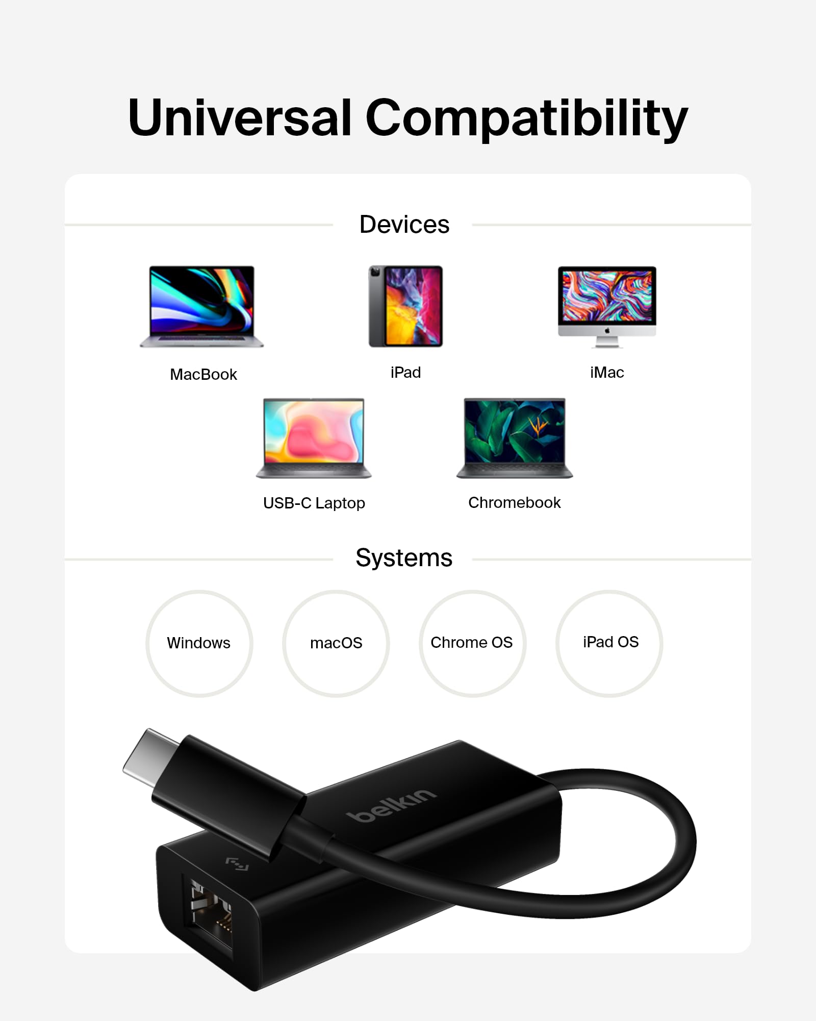 belkin-adaptateur-usb-c-vers-ethernet-gigabit-noir image 6