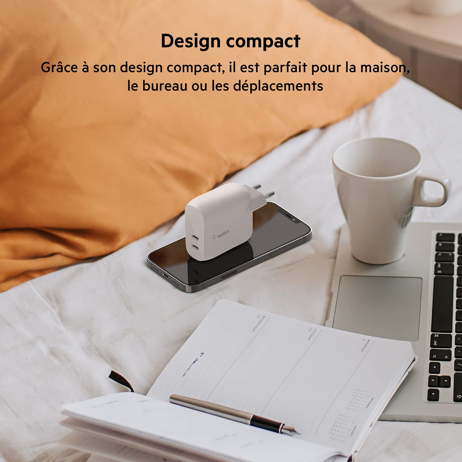 belkin-chargeur-secteur-double-port-usb-c-40-w-20-w-par-port-blanc image 5