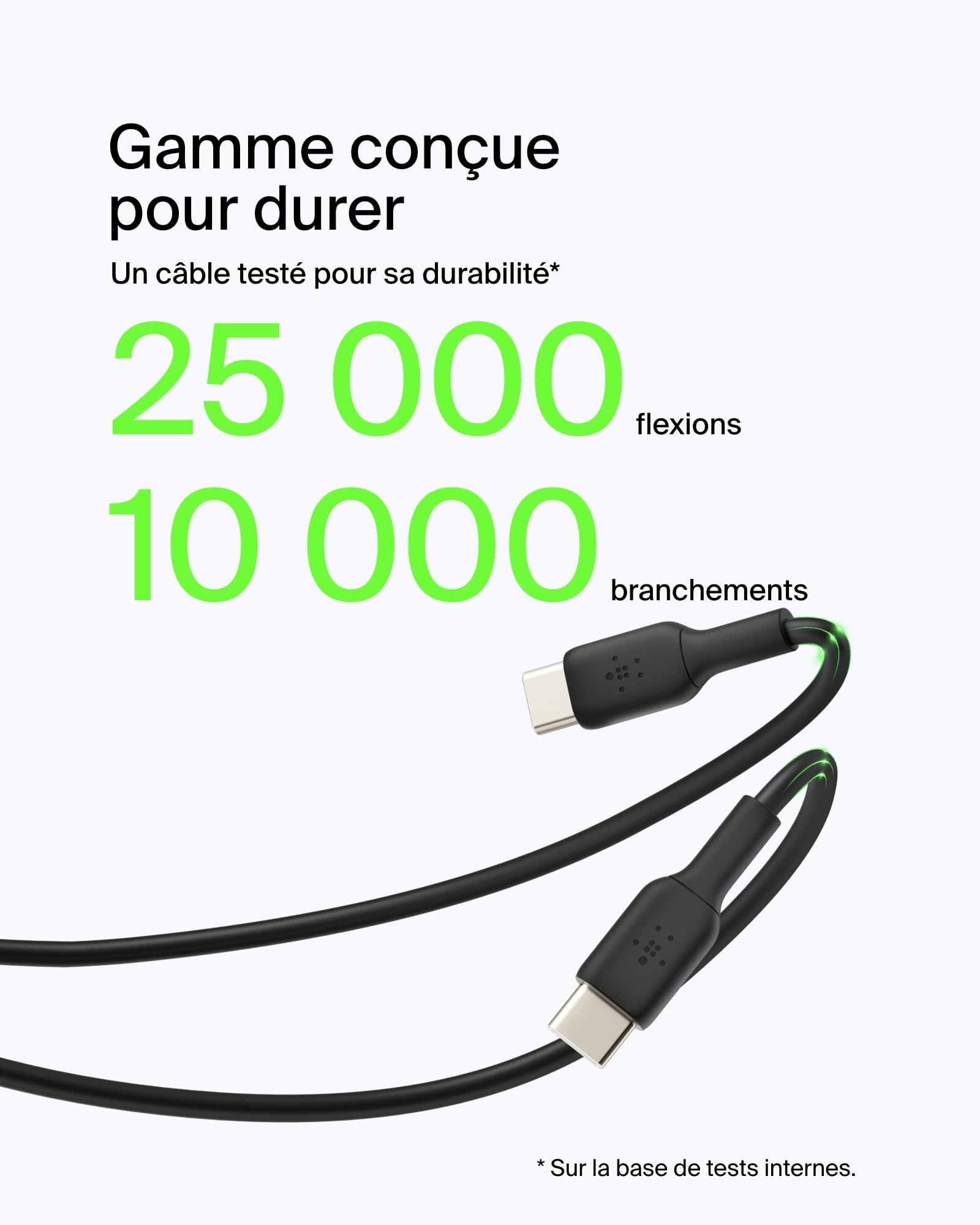 belkin-boostcharge-c-ble-usb-c-vers-usb-a-gaine-tress-e-2-m-noir image 4