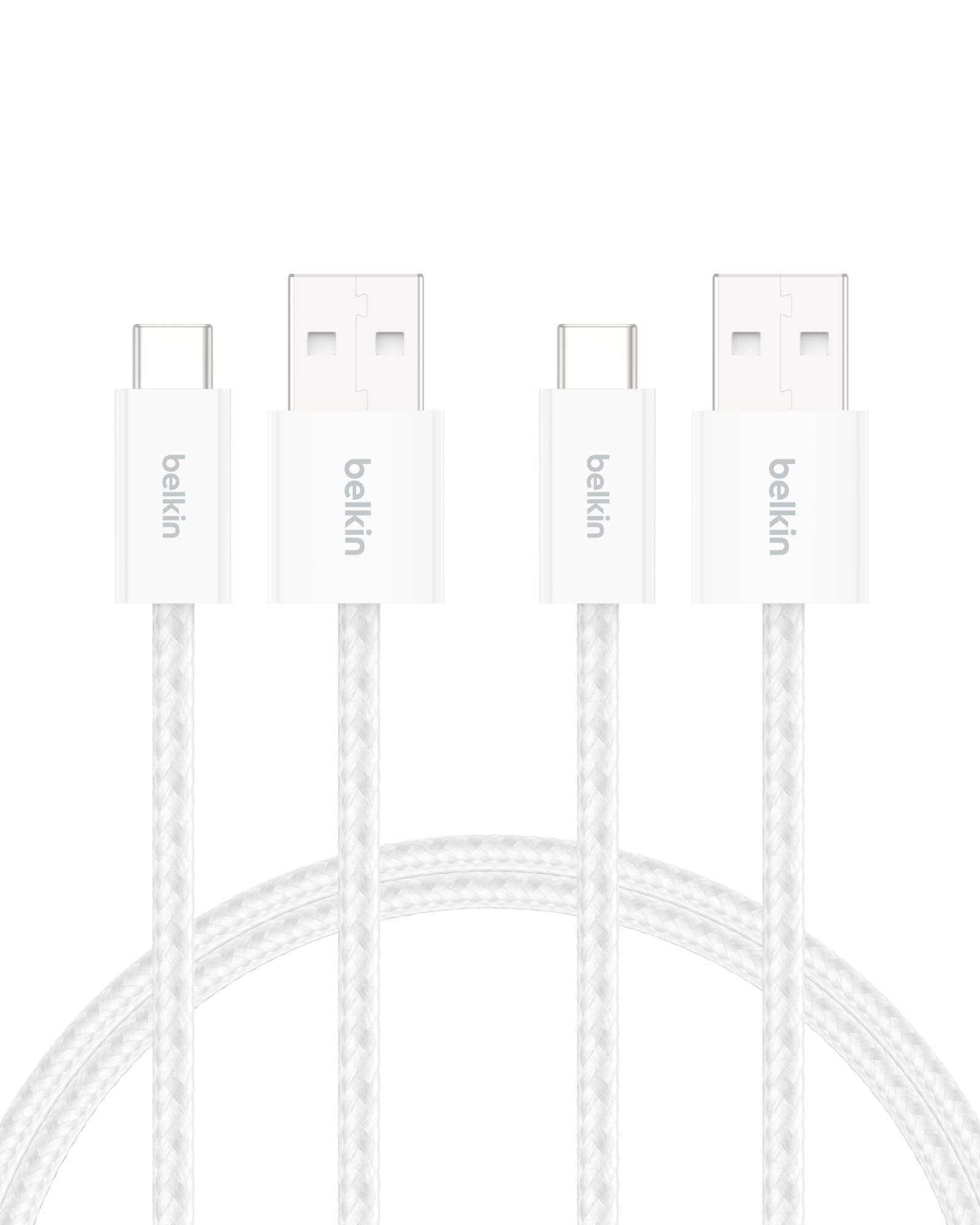 pack-de-2-c-bles-belkin-usb-a-vers-usb-c-tress-s-1-5-m-15-w-doux-au-toucher-blan image 1