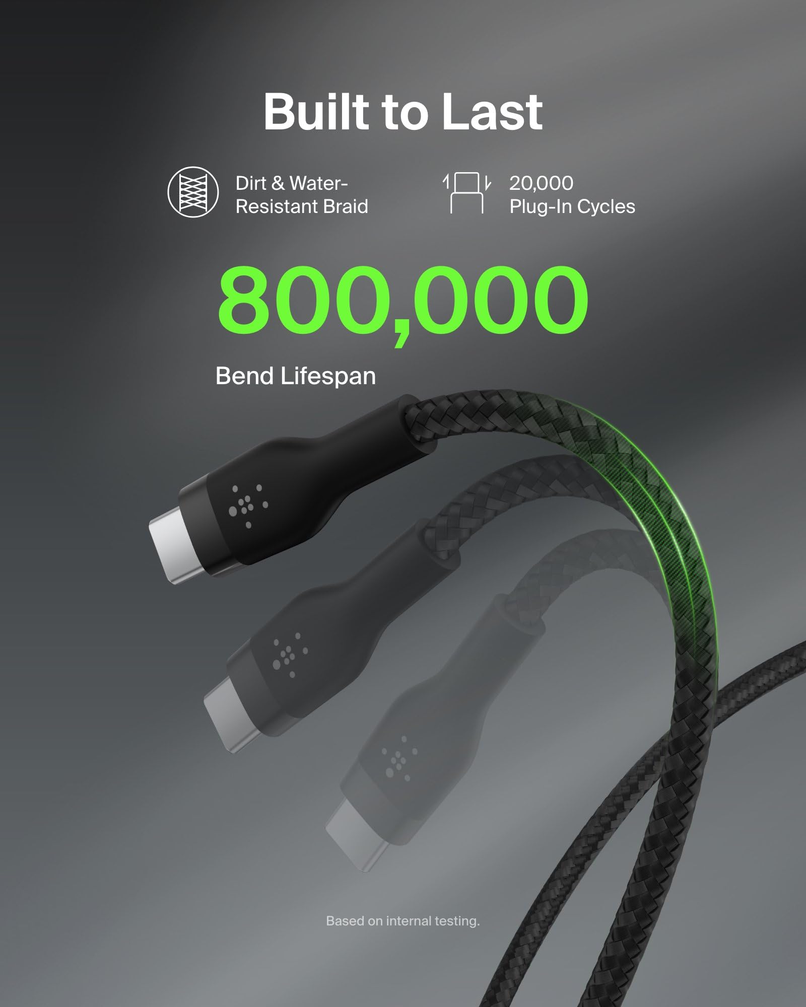 belkin-boostcharge-pro-flex-c-ble-usb-c-gaine-tress-e-2-m-noir image 3