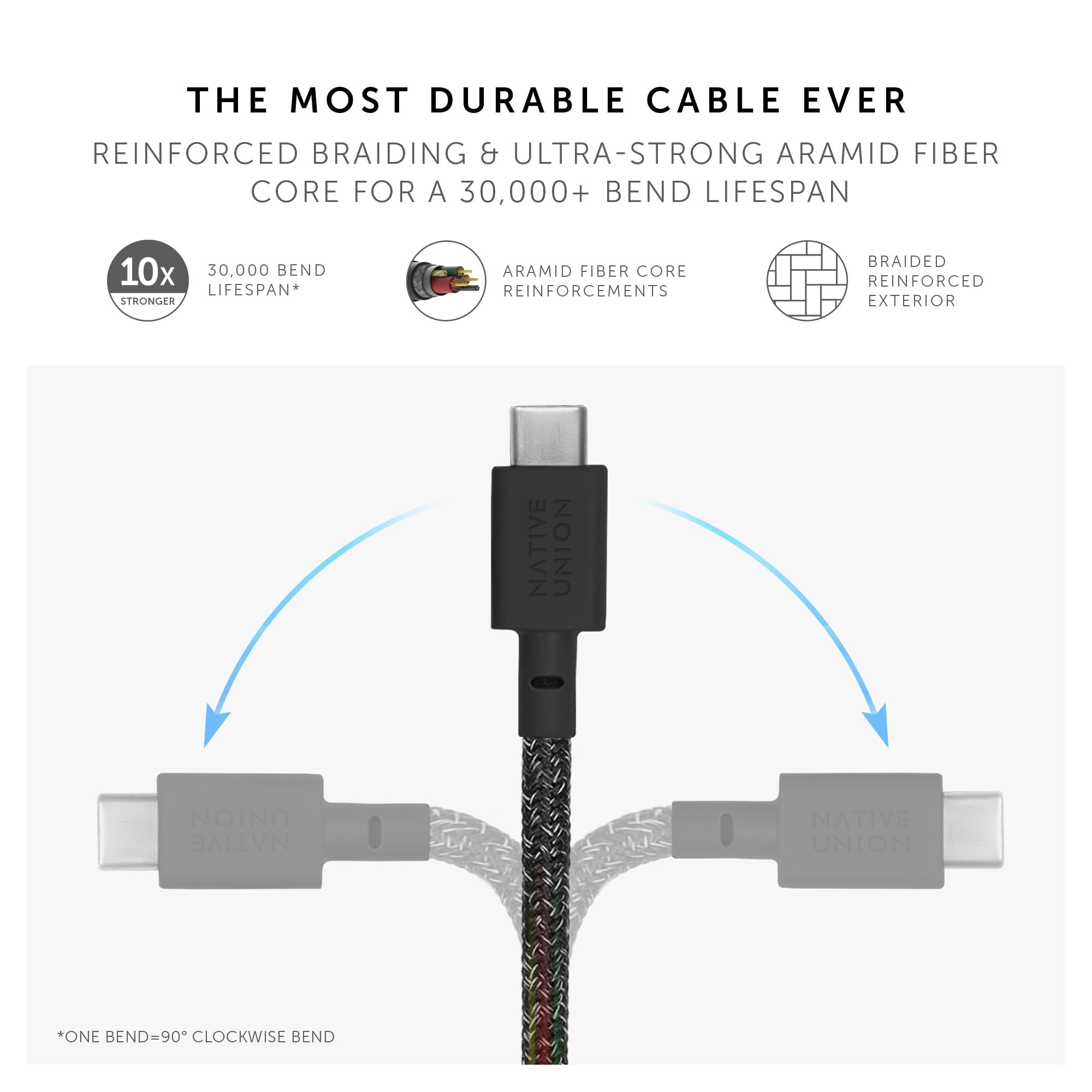 native-union-belt-xl-c-ble-usb-c-vers-usb-a-3m-nylon-tress-dragonne-en-cuir-cosm image 3