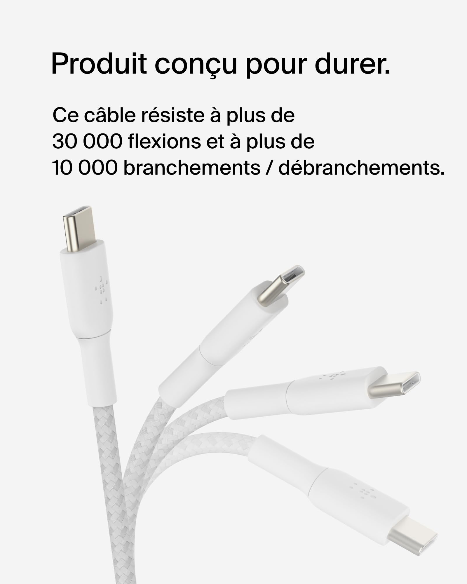 belkin-boostcharge-c-ble-usb-c-vers-usb-c-gaine-tress-e-2-m-blanc image 4