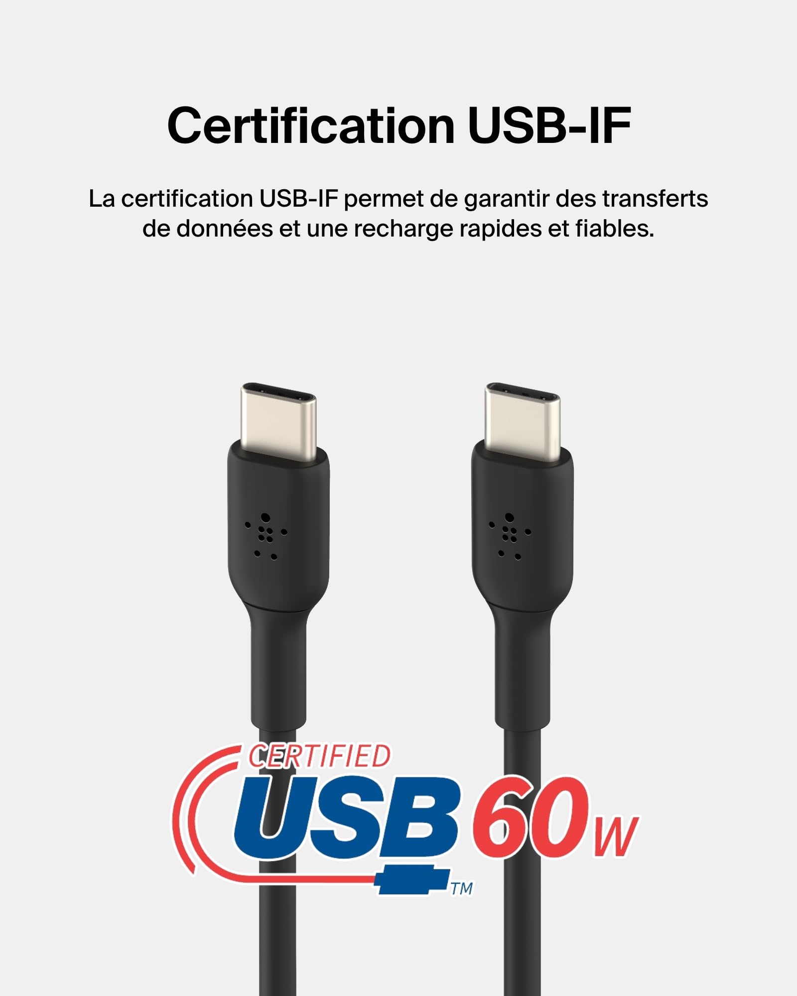 belkin-boostcharge-c-ble-usb-c-vers-usb-c-1-m-noir image 3