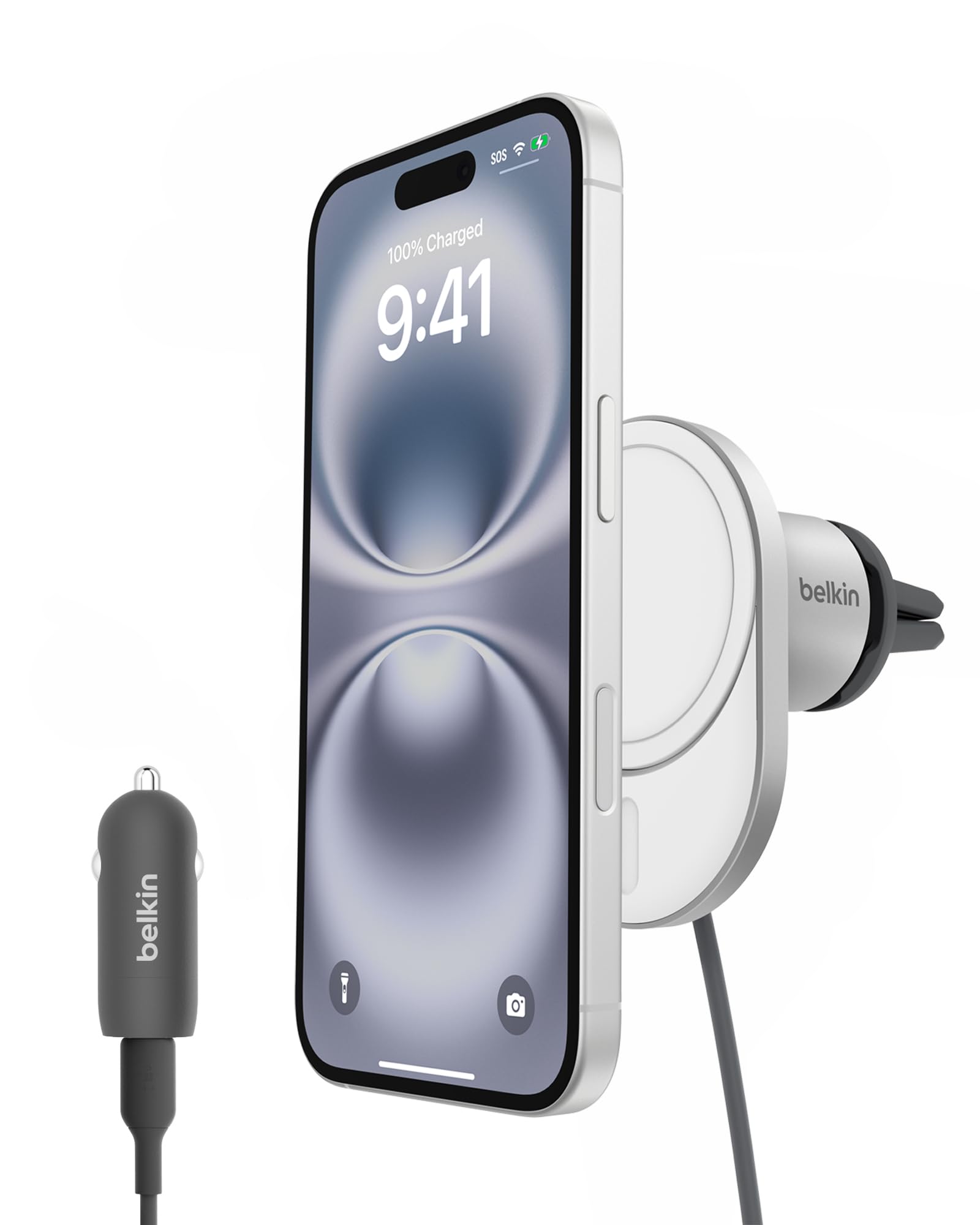 belkin-boostcharge-pro-chargeur-voiture-magn-tique-sans-fil-qi2-15w-compatible-m image 8