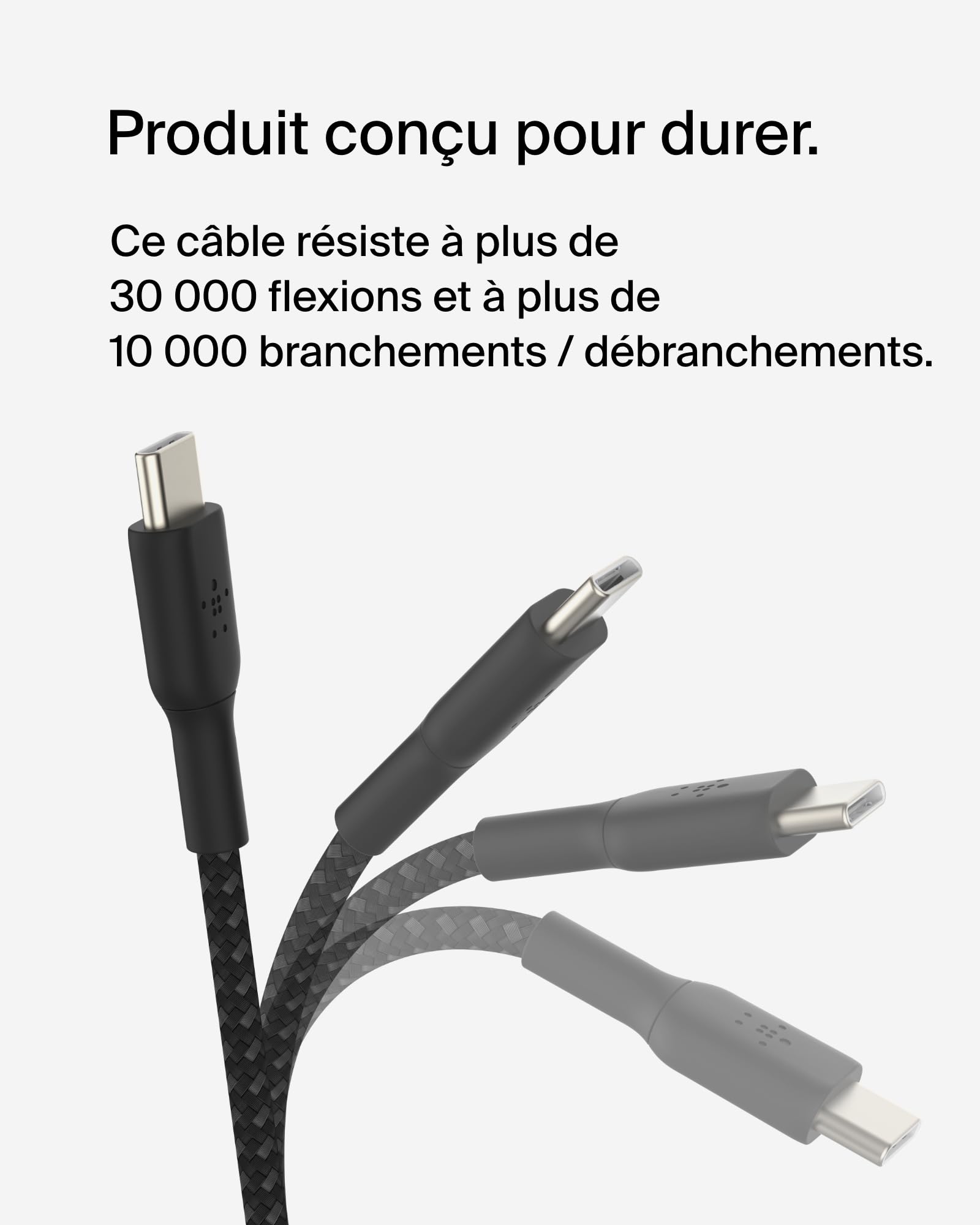 belkin-boostcharge-c-ble-usb-c-vers-usb-c-gaine-tress-e-15-cm-charge-rapide-60-w image 4