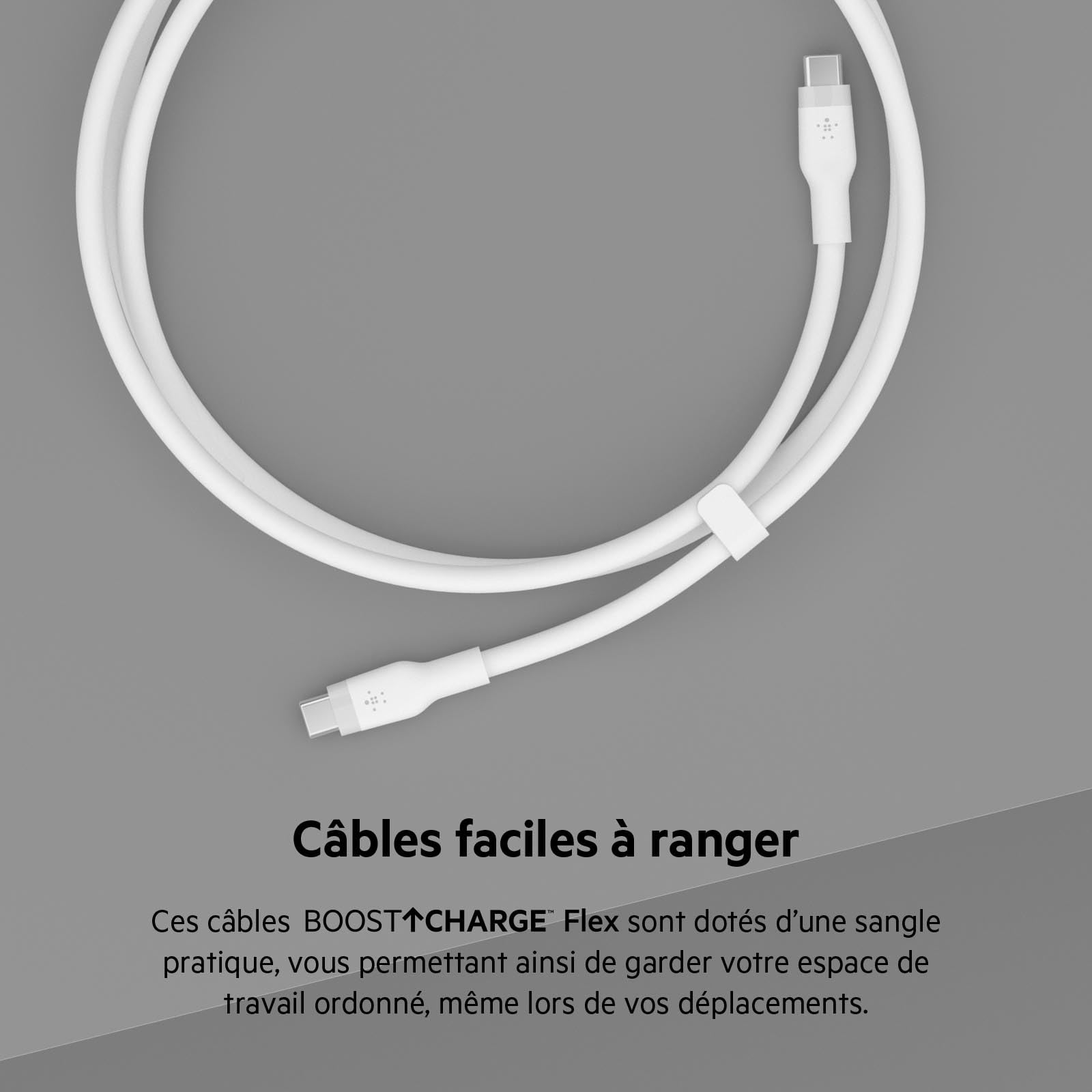 belkin-boostcharge-flex-c-ble-usb-c-vers-usb-c-pack-de-2-1-m-blanc-et-noir-gaine image 5