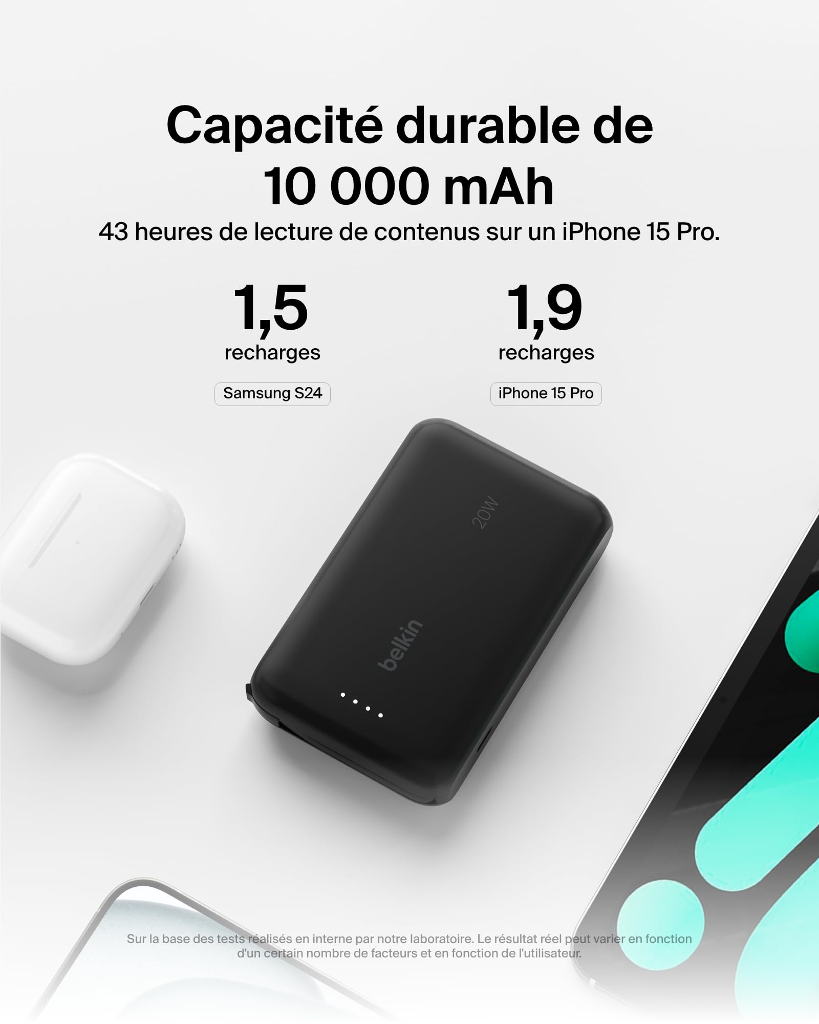 belkin-boostcharge-batterie-externe-10-000-mah-avec-c-ble-usb-c-int-gr-charge-ra image 4