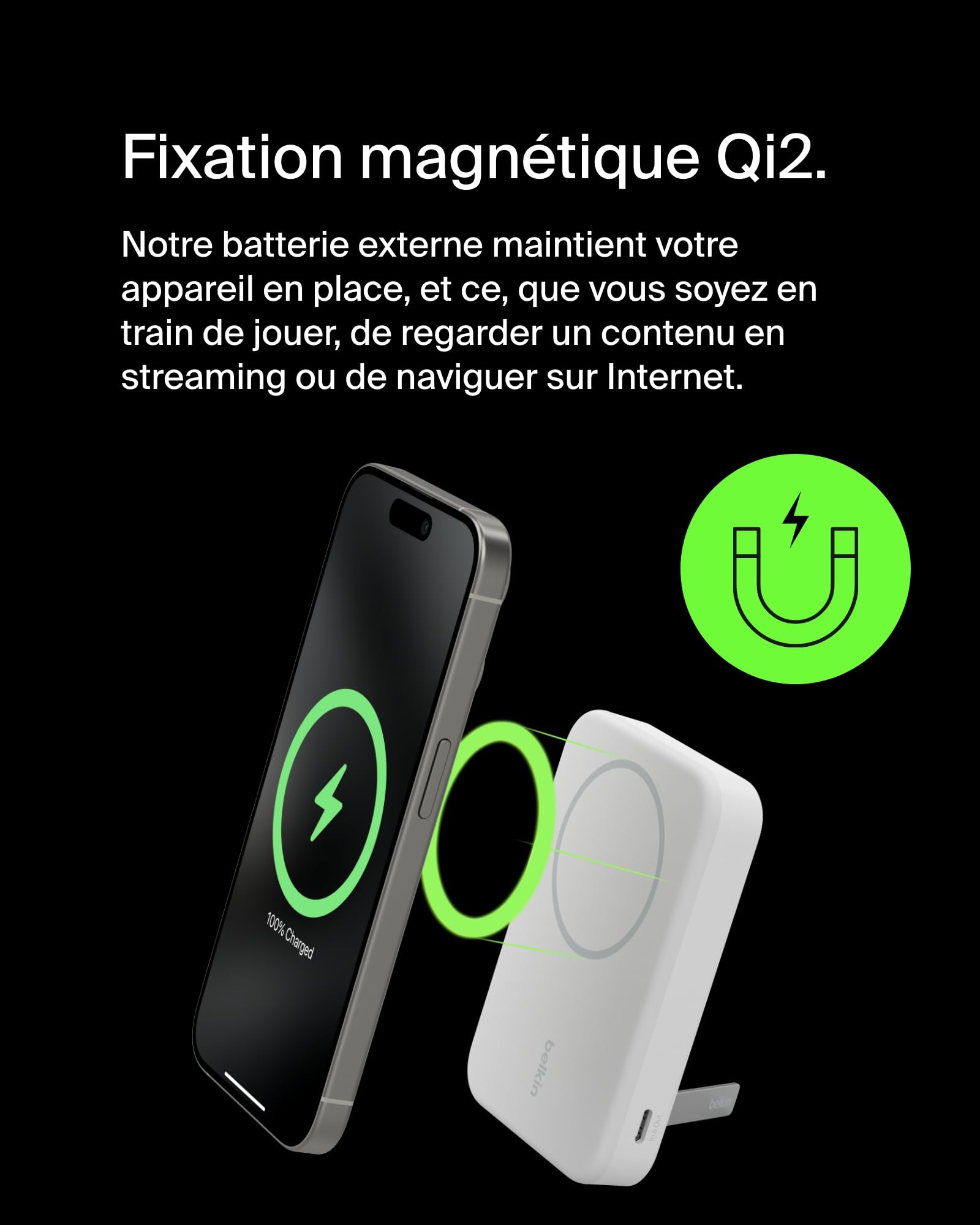 belkin-boostcharge-pro-batterie-externe-qi2-8000mah-avec-support-int-gr image 5