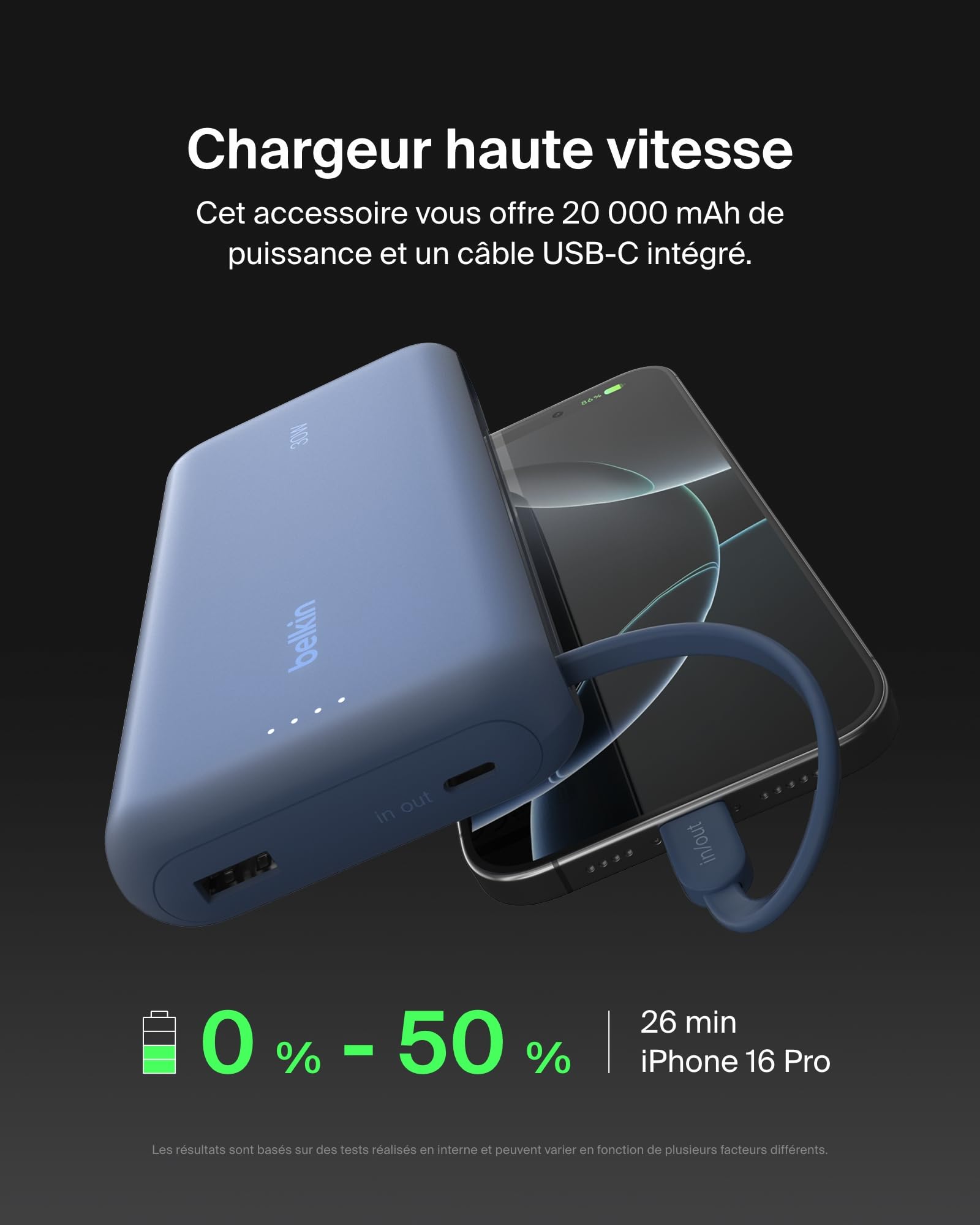 batterie-externe-belkin-boostcharge-20k-avec-c-ble-usb-c-int-gr-30w-power-delive image 2