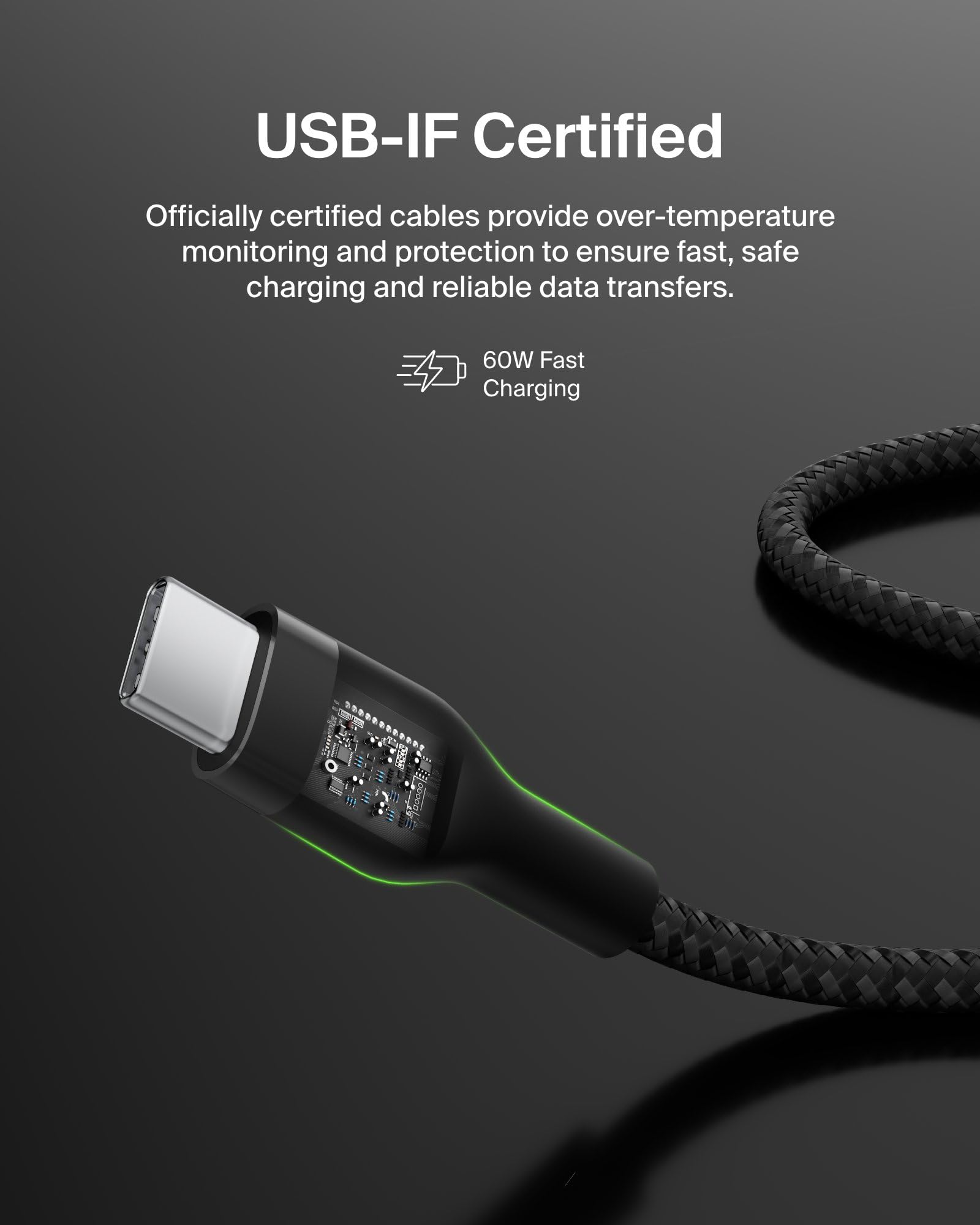 belkin-boostcharge-pro-flex-c-ble-usb-c-gaine-tress-e-2-m-noir image 5