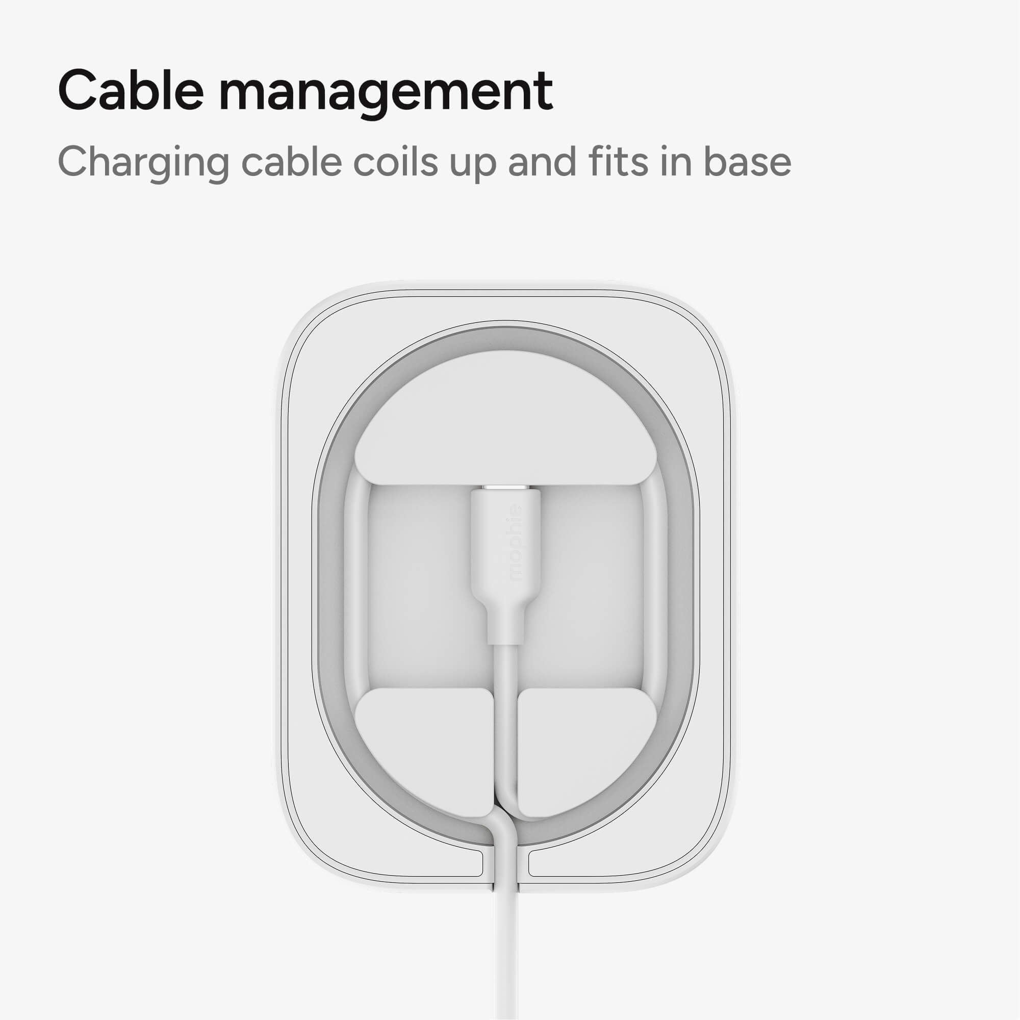 mophie-2-in-1-wireless-charging-stand-pour-iphone-et-airpods-charge-sans-fil-mag image 4