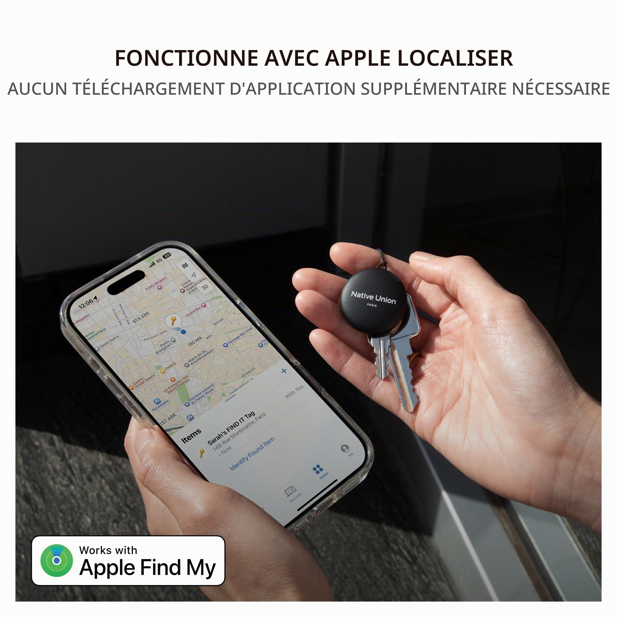 native-union-find-it-tag-tracker-bluetooth-pour-cl-s-sacs-bagages-compatible-app image 3