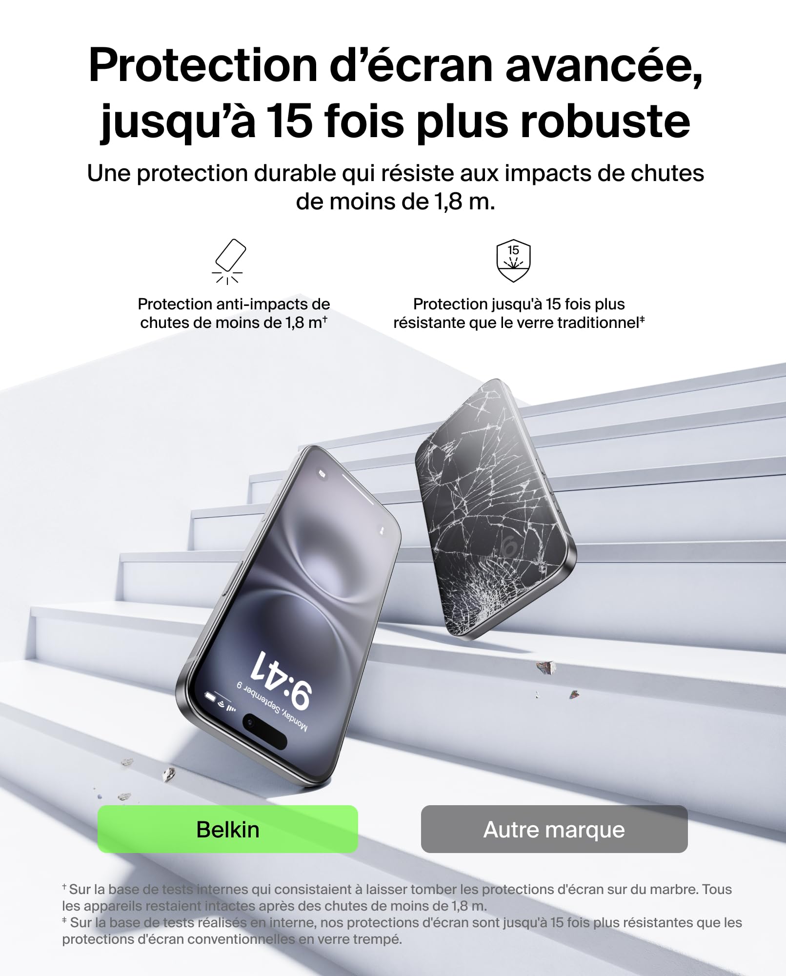 belkin-screenforce-temperedglass-protection-d-cran-pour-iphone-17-pro-pack-de-2- image 3